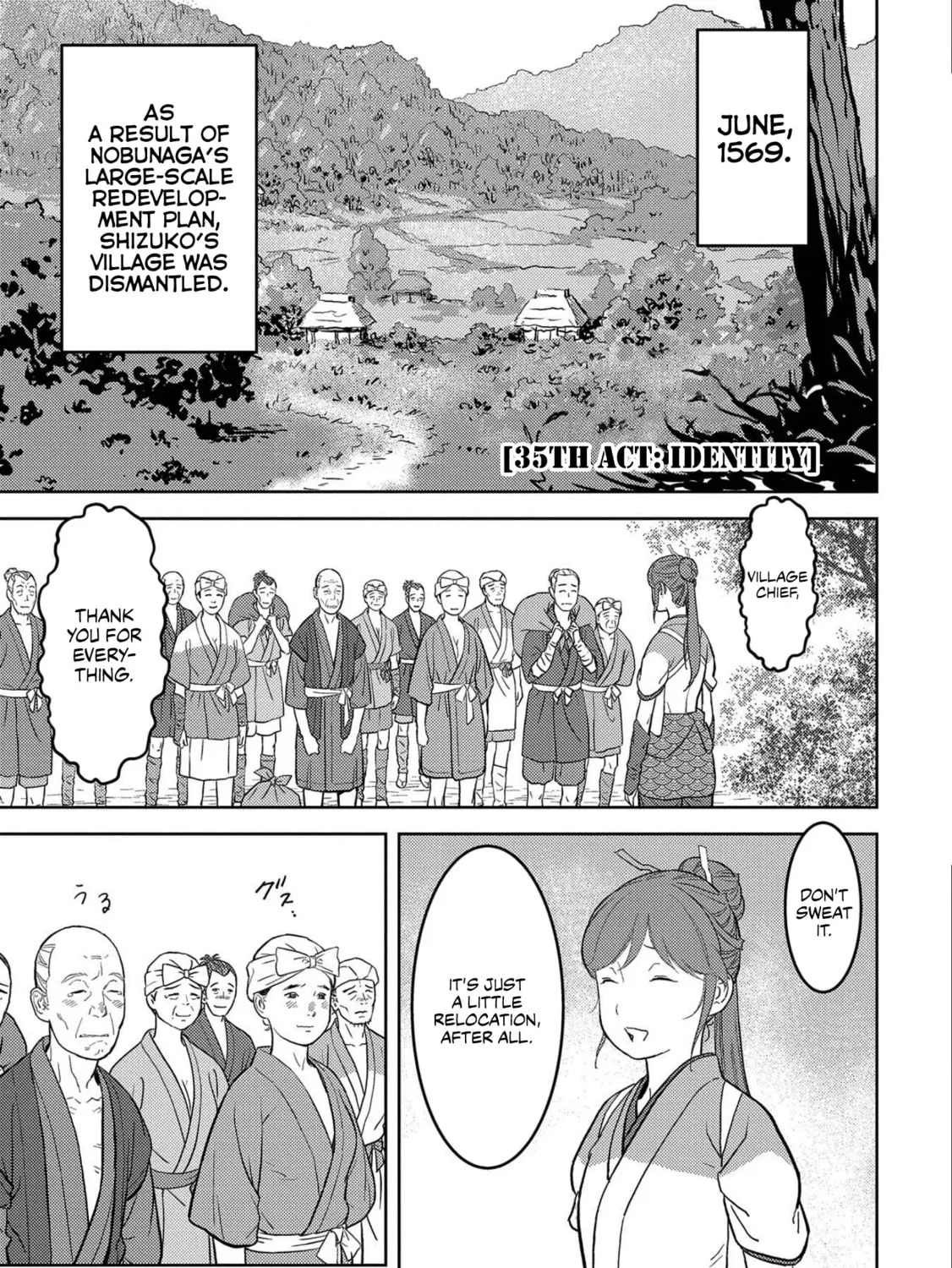 Sengoku Komachi Kuroutan: Noukou Giga Chapter 35 page 2 - 