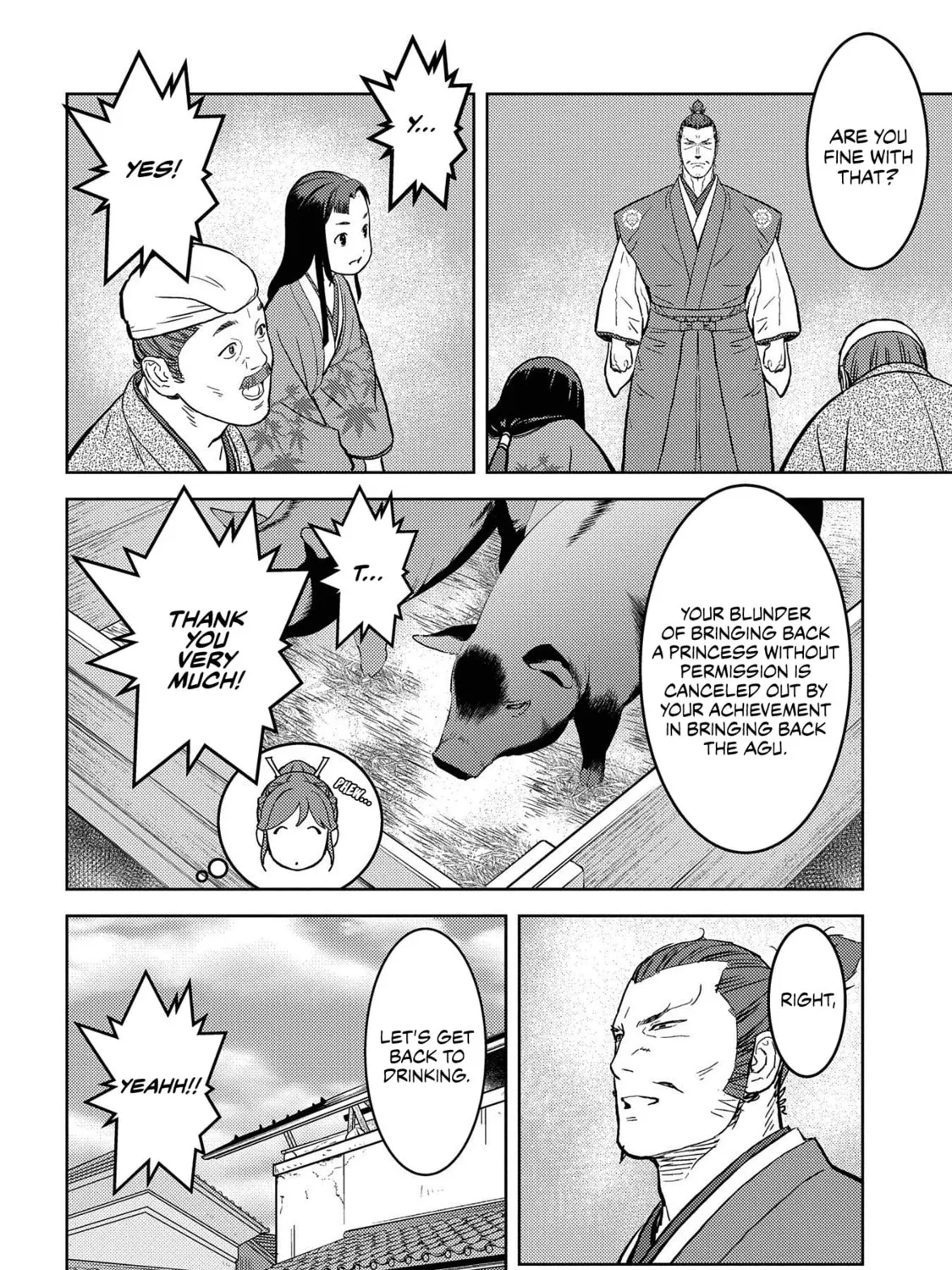 Sengoku Komachi Kuroutan: Noukou Giga Chapter 37 page 44 - 