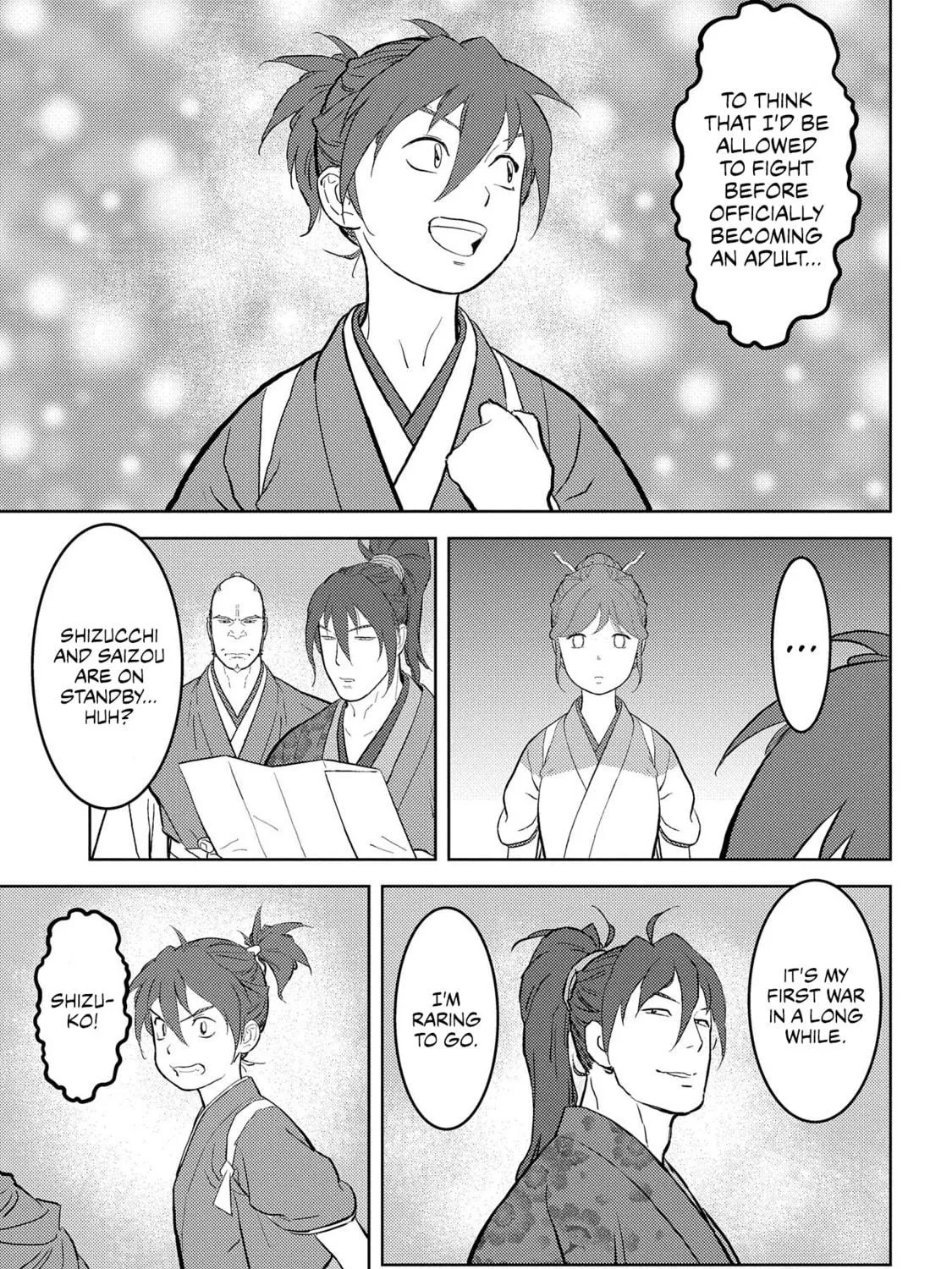 Sengoku Komachi Kuroutan: Noukou Giga Chapter 39 page 10 - 