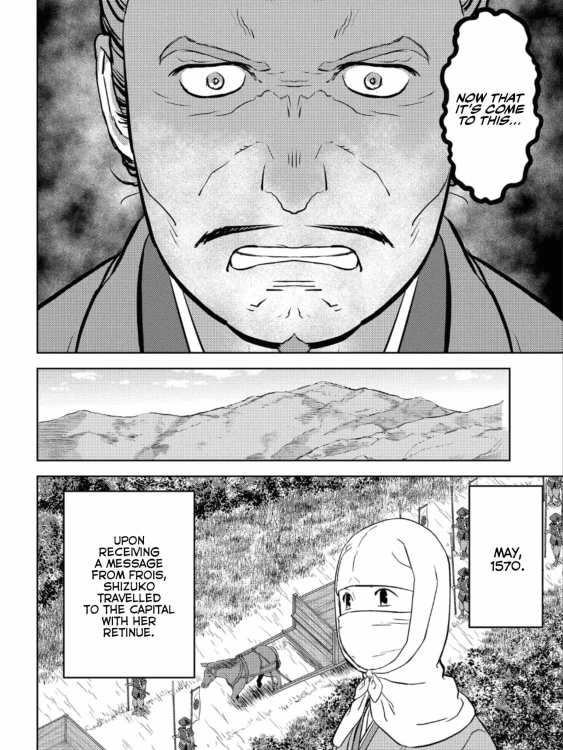 Sengoku Komachi Kuroutan: Noukou Giga Chapter 43 page 4 - 