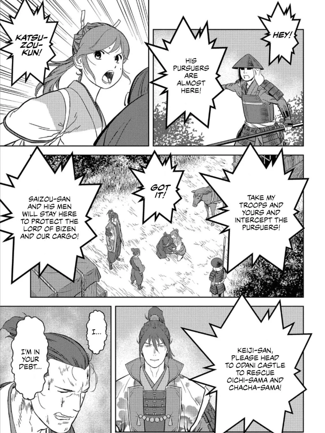 Sengoku Komachi Kuroutan: Noukou Giga Chapter 43 page 34 - 