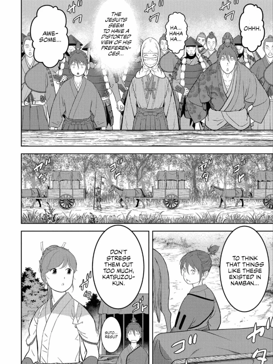 Sengoku Komachi Kuroutan: Noukou Giga Chapter 43 page 8 - 