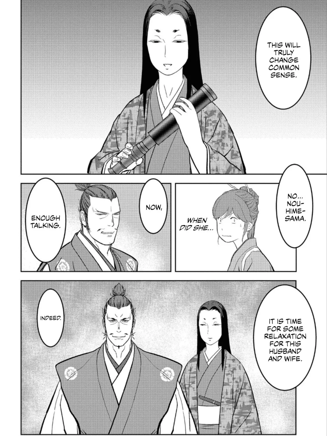 Sengoku Komachi Kuroutan: Noukou Giga Chapter 44 page 36 - 