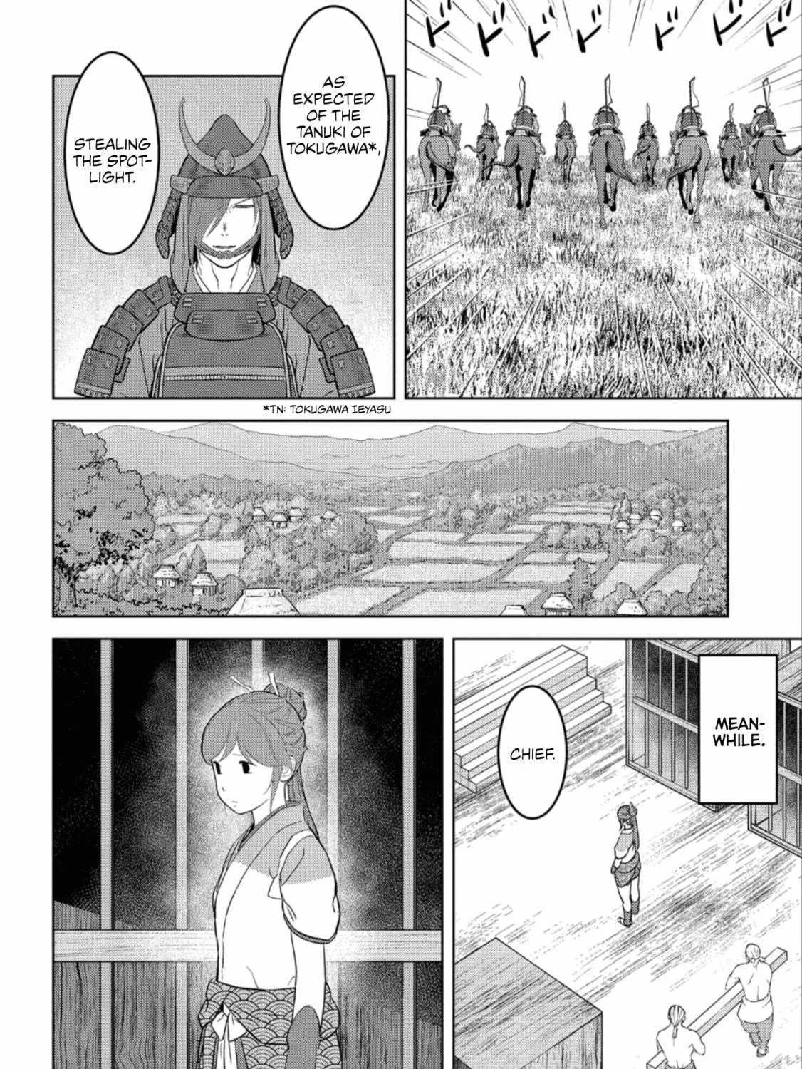 Sengoku Komachi Kuroutan: Noukou Giga Chapter 46 page 34 - 