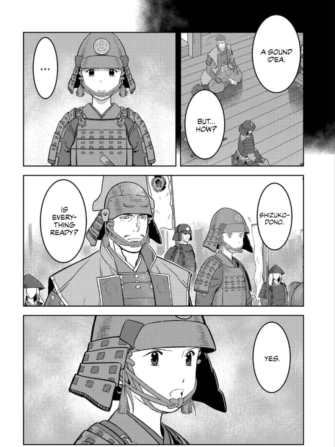 Sengoku Komachi Kuroutan: Noukou Giga Chapter 49 page 10 - 