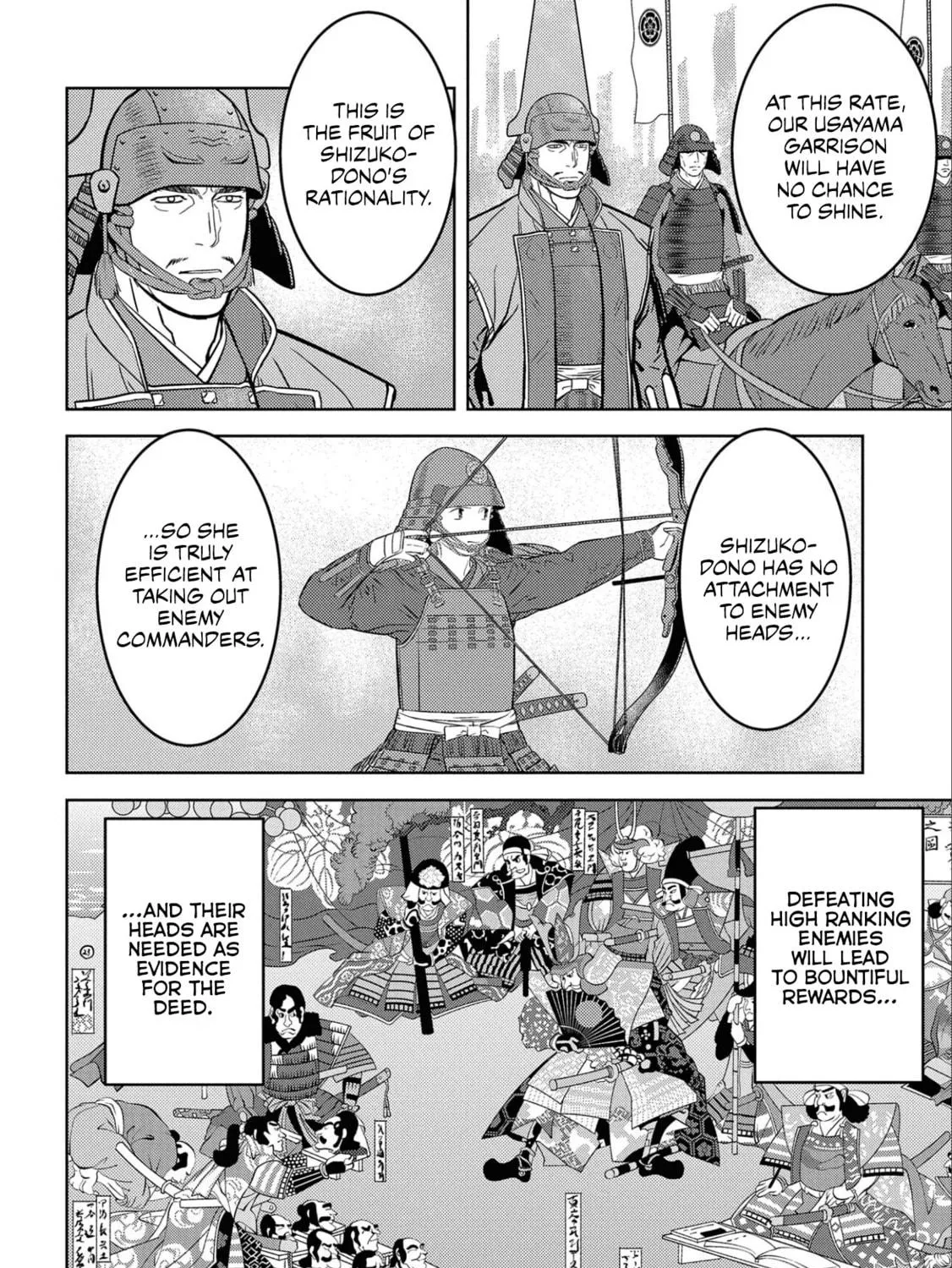 Sengoku Komachi Kuroutan: Noukou Giga Chapter 50 page 28 - 