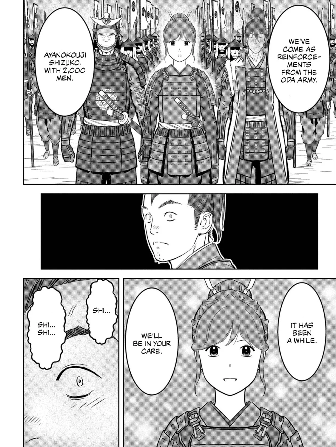 Sengoku Komachi Kuroutan: Noukou Giga Chapter 54 page 36 - 