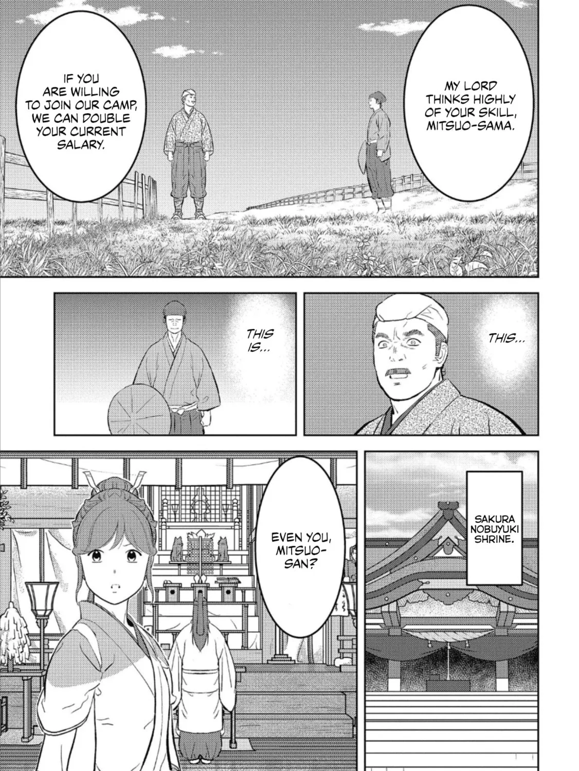 Sengoku Komachi Kuroutan: Noukou Giga Chapter 55 page 14 - 