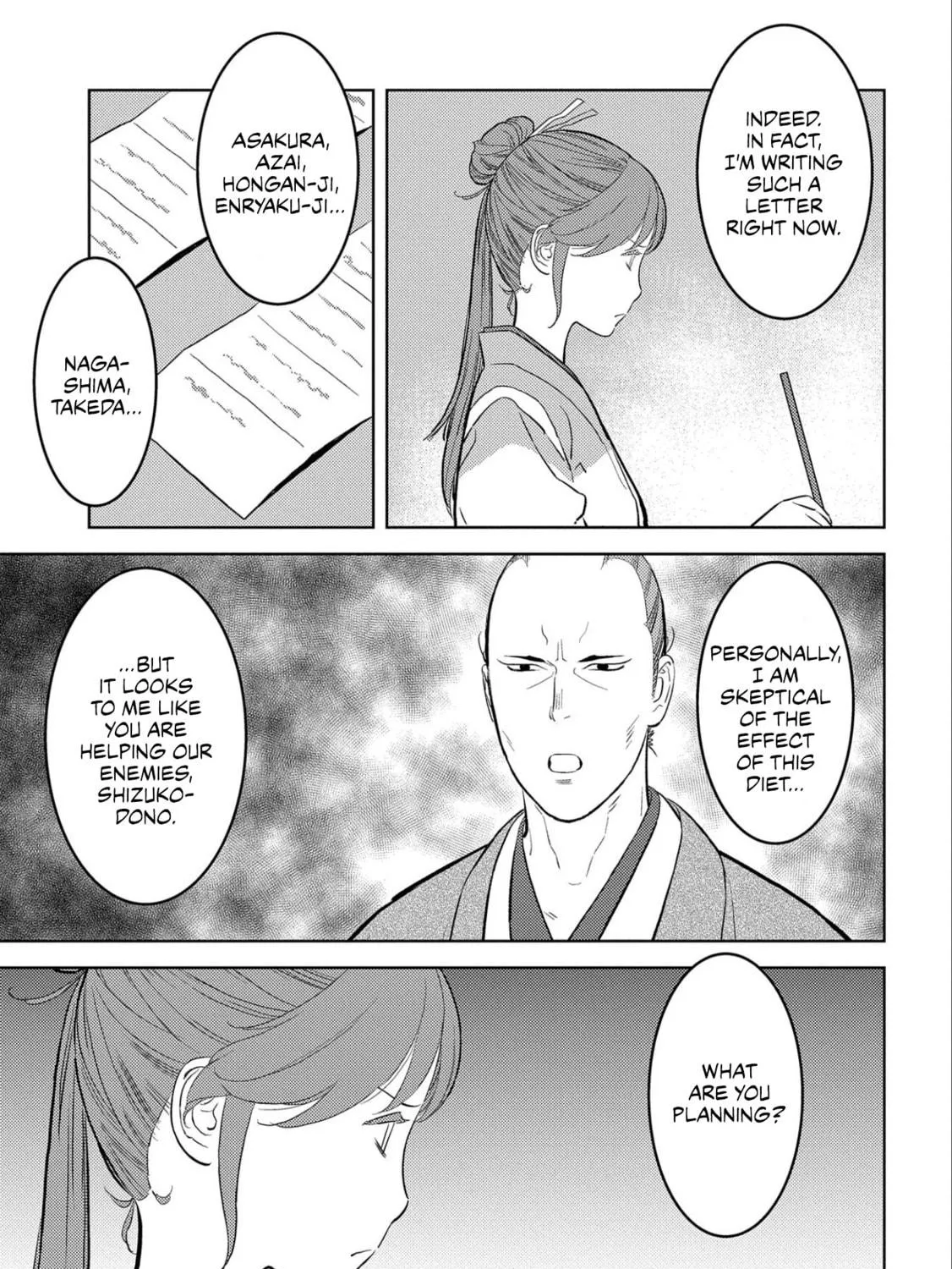 Sengoku Komachi Kuroutan: Noukou Giga Chapter 61 page 52 - 