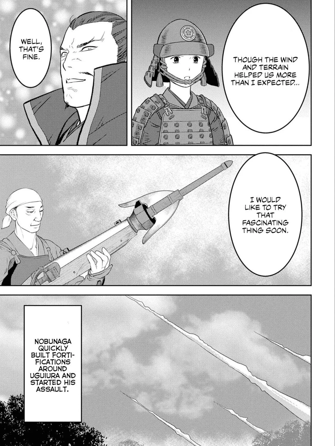 Sengoku Komachi Kuroutan: Noukou Giga Chapter 62 page 46 - 