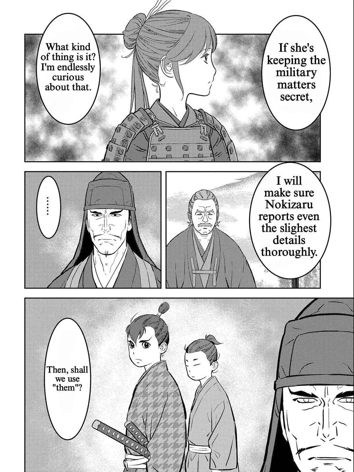 Sengoku Komachi Kuroutan: Noukou Giga Chapter 69 page 19 - 