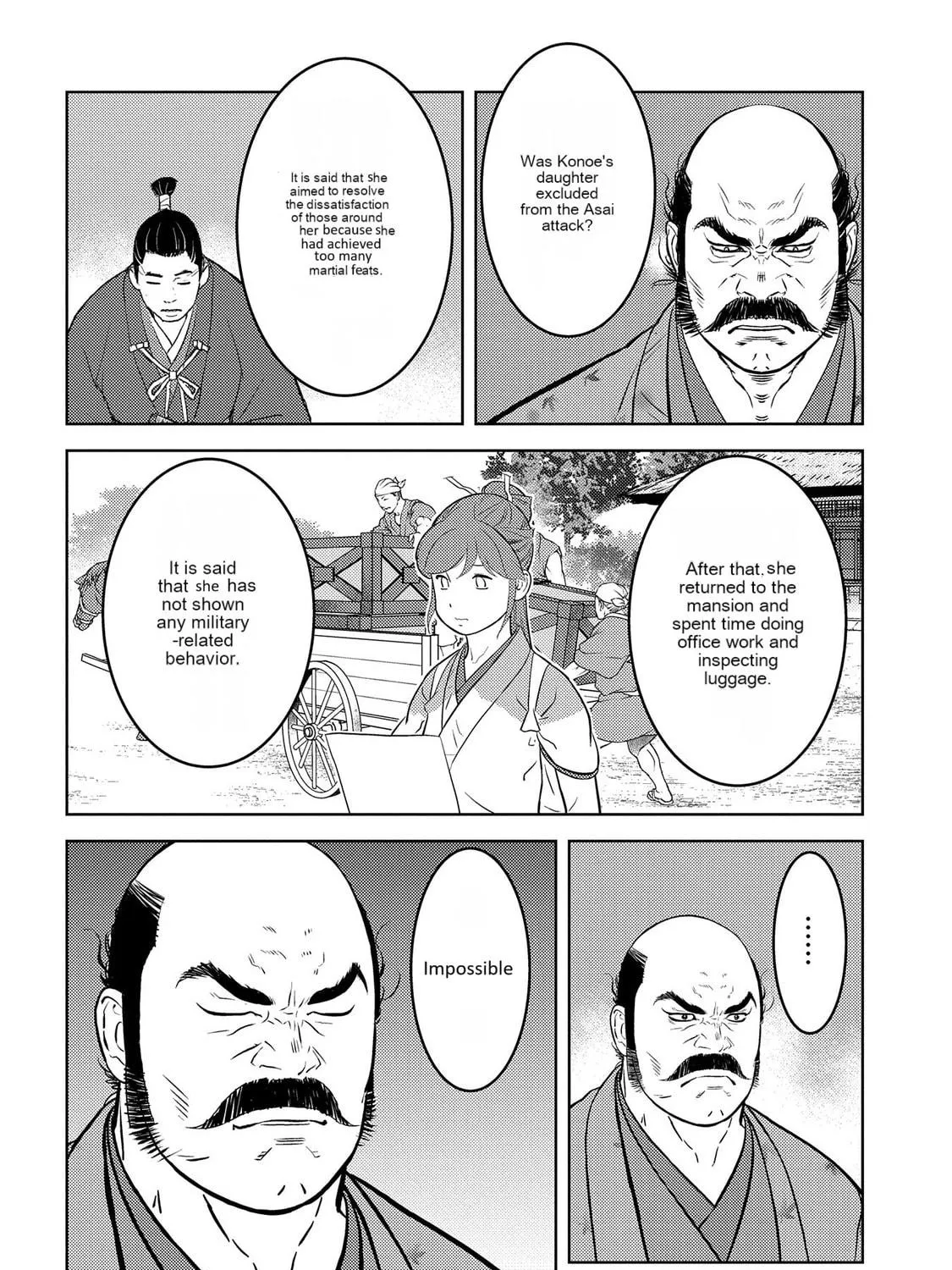 Sengoku Komachi Kuroutan: Noukou Giga Chapter 76 page 28 - 
