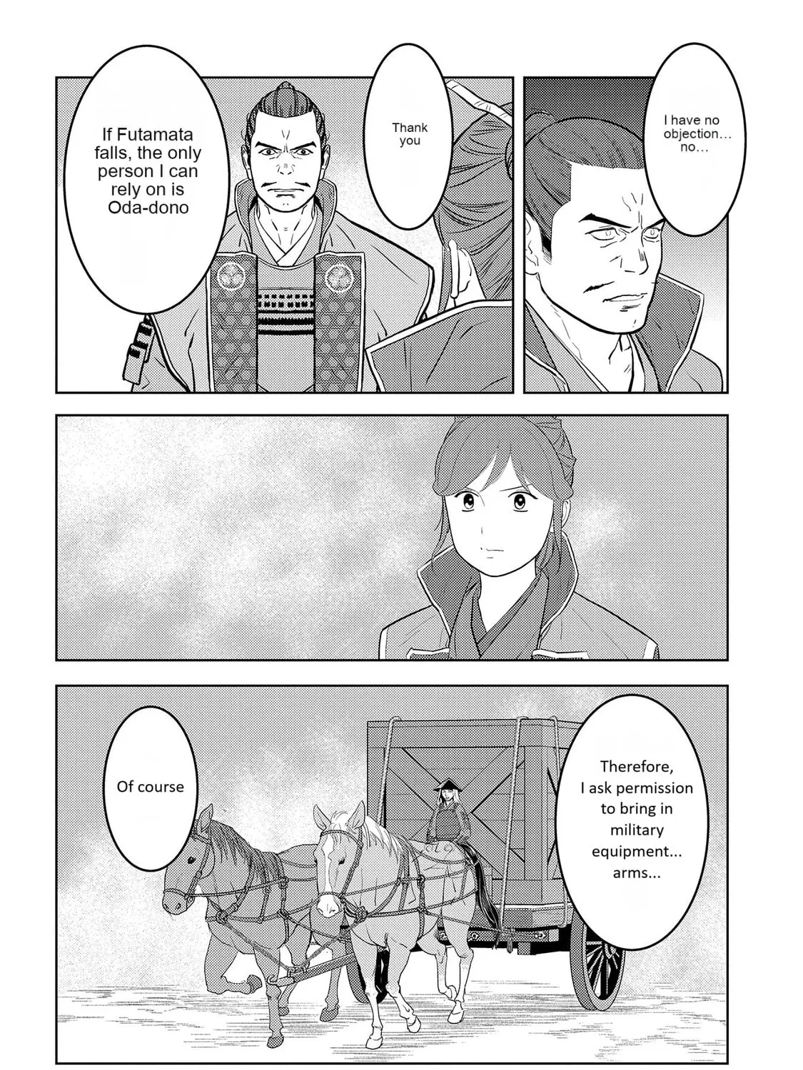 Sengoku Komachi Kuroutan: Noukou Giga Chapter 80 page 35 - 