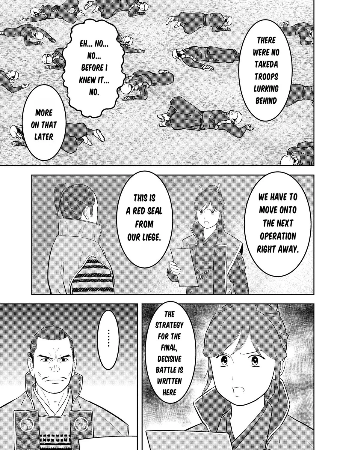 Sengoku Komachi Kuroutan: Noukou Giga Chapter 81 page 54 - 