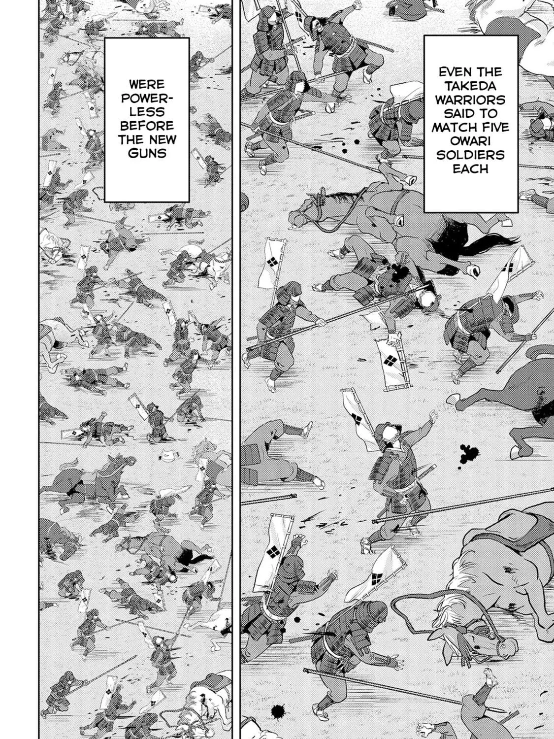 Sengoku Komachi Kuroutan: Noukou Giga Chapter 86 page 34 - 