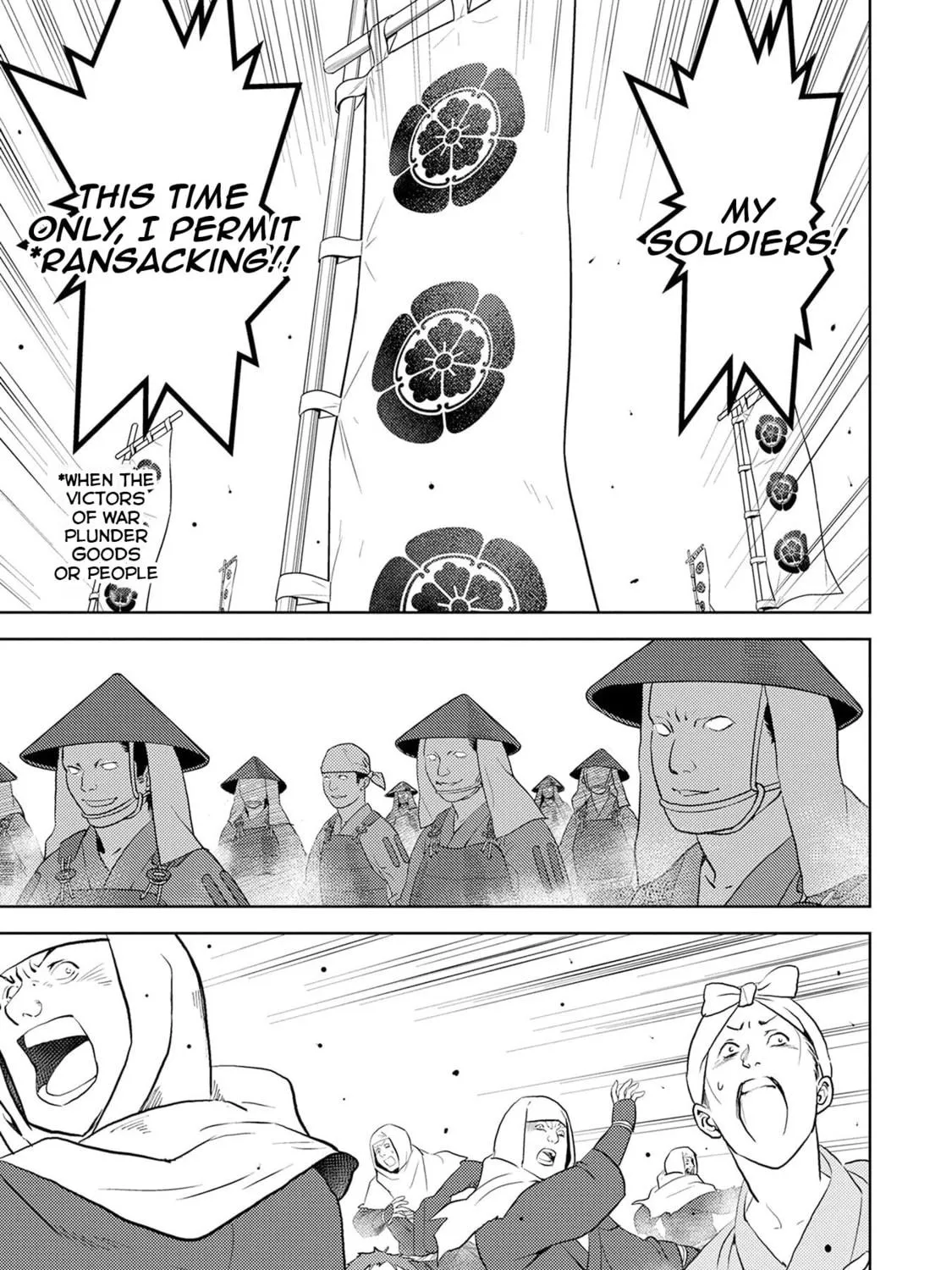 Sengoku Komachi Kuroutan: Noukou Giga Chapter 87 page 38 - 