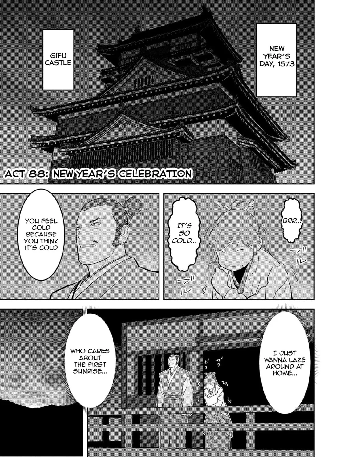 Sengoku Komachi Kuroutan: Noukou Giga Chapter 88 page 2 - 