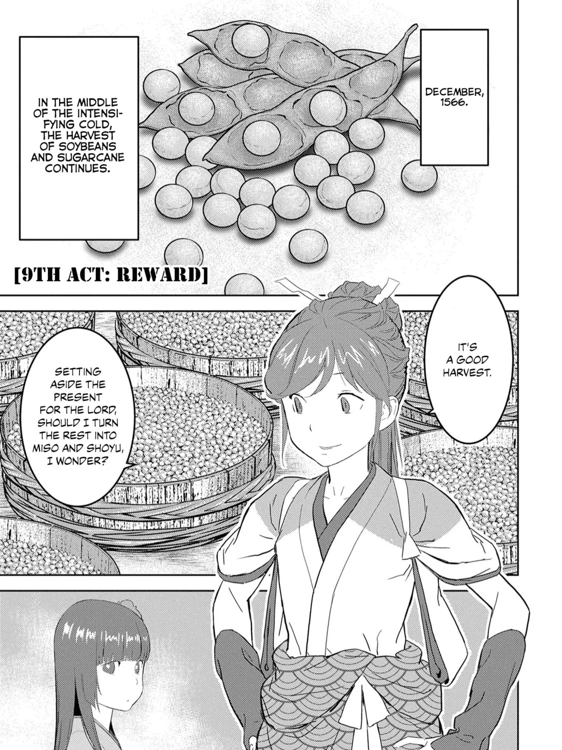 Sengoku Komachi Kuroutan: Noukou Giga Chapter 9 page 2 - 