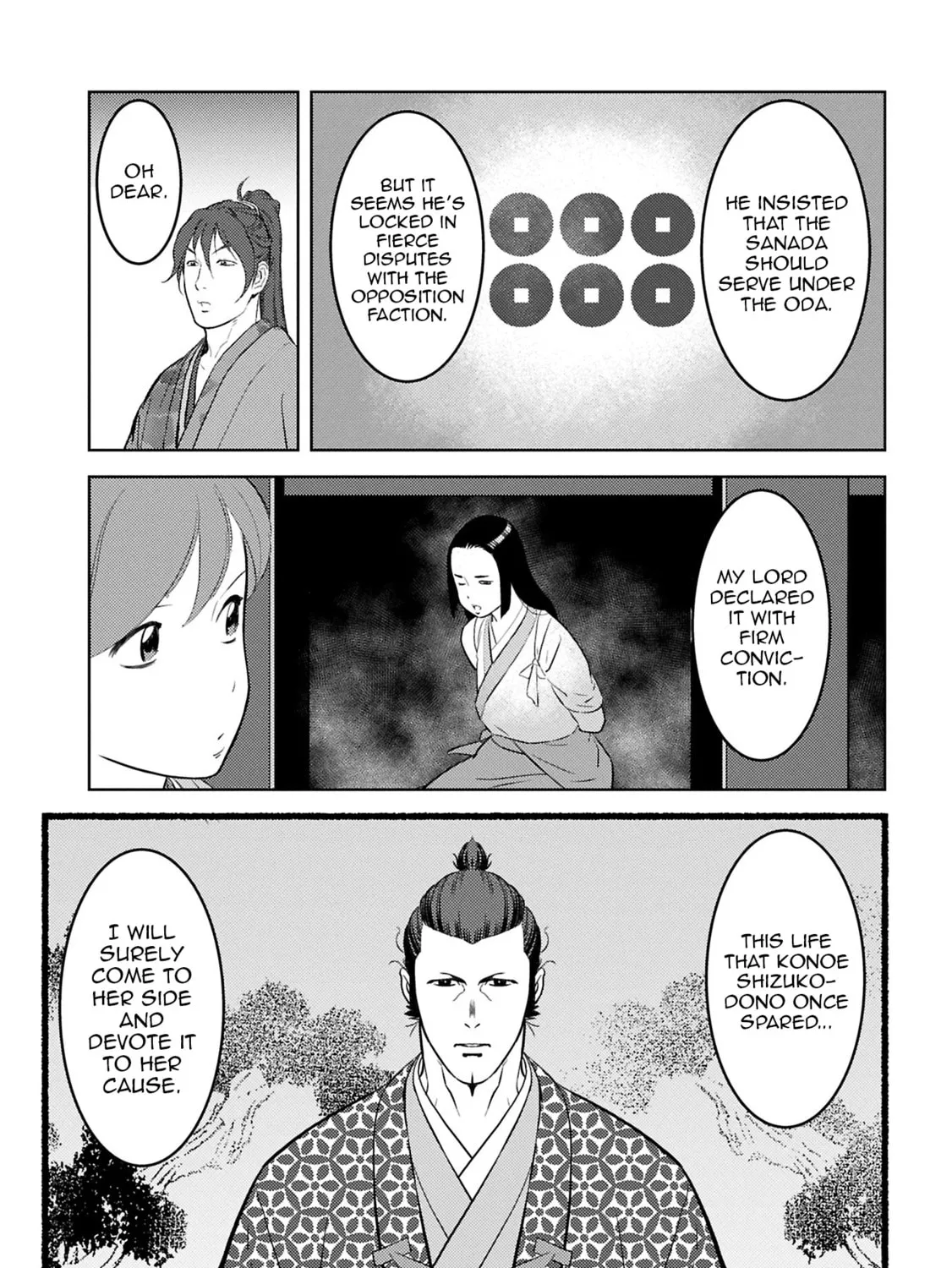 Sengoku Komachi Kuroutan: Noukou Giga Chapter 94 page 10 - 