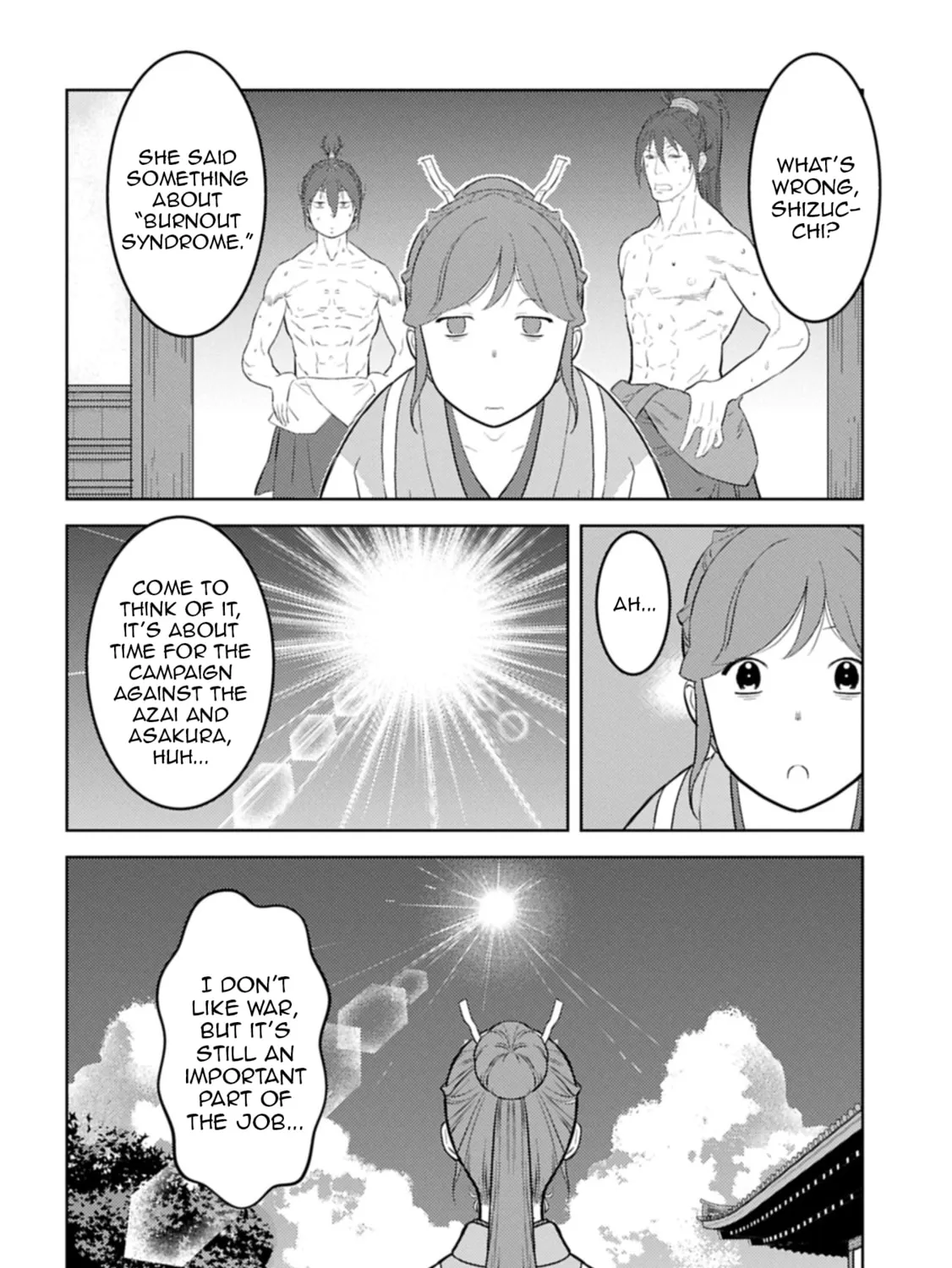 Sengoku Komachi Kuroutan: Noukou Giga Chapter 95 page 44 - 