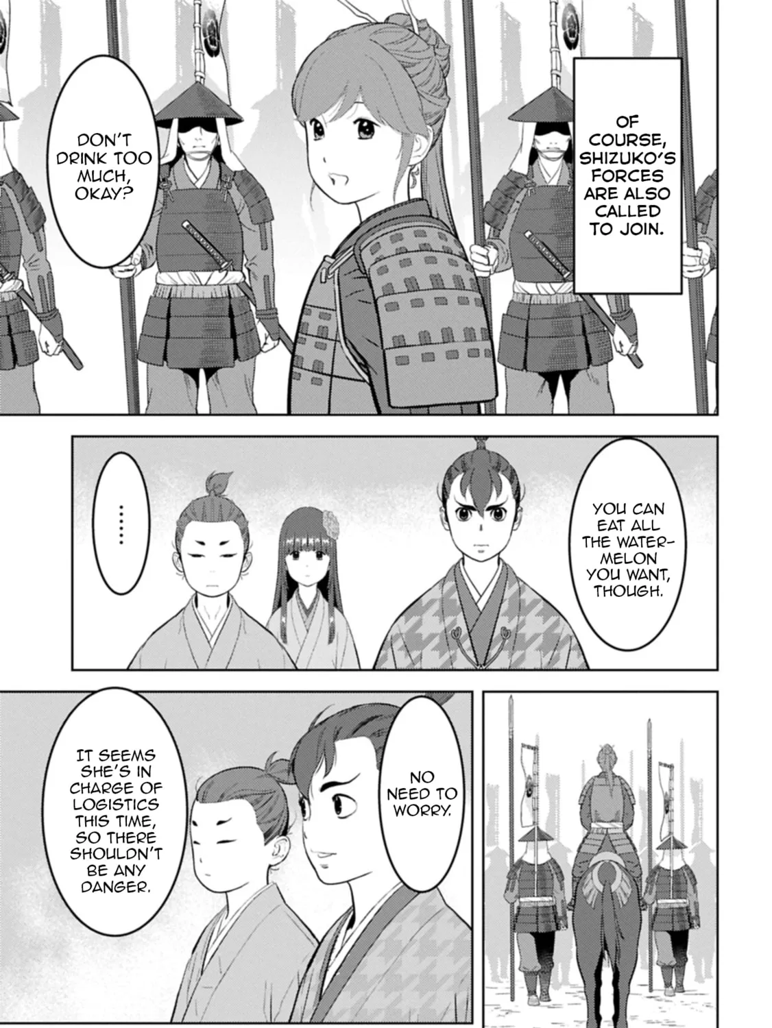 Sengoku Komachi Kuroutan: Noukou Giga Chapter 95 page 58 - 