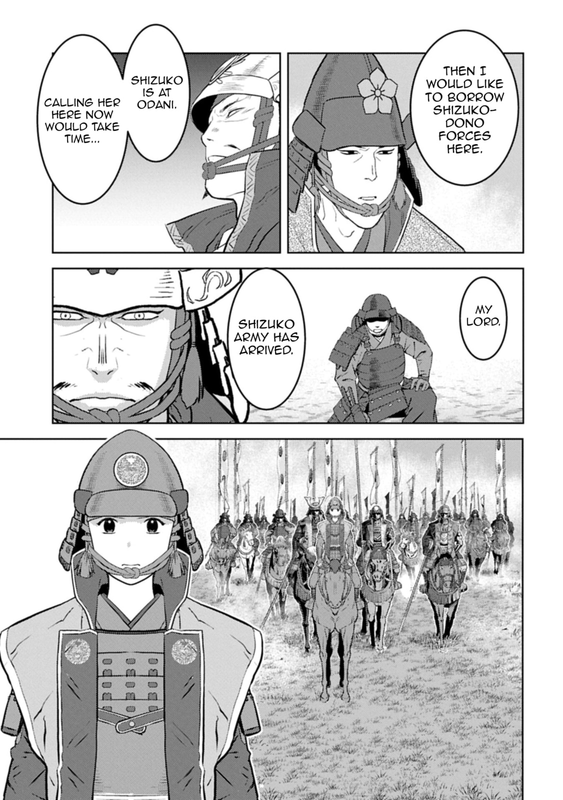 Sengoku Komachi Kuroutan: Noukou Giga Chapter 98 page 28 - 