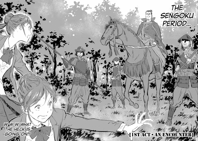 Sengoku Komachi Kuroutan Chapter 1.1 page 3 - 