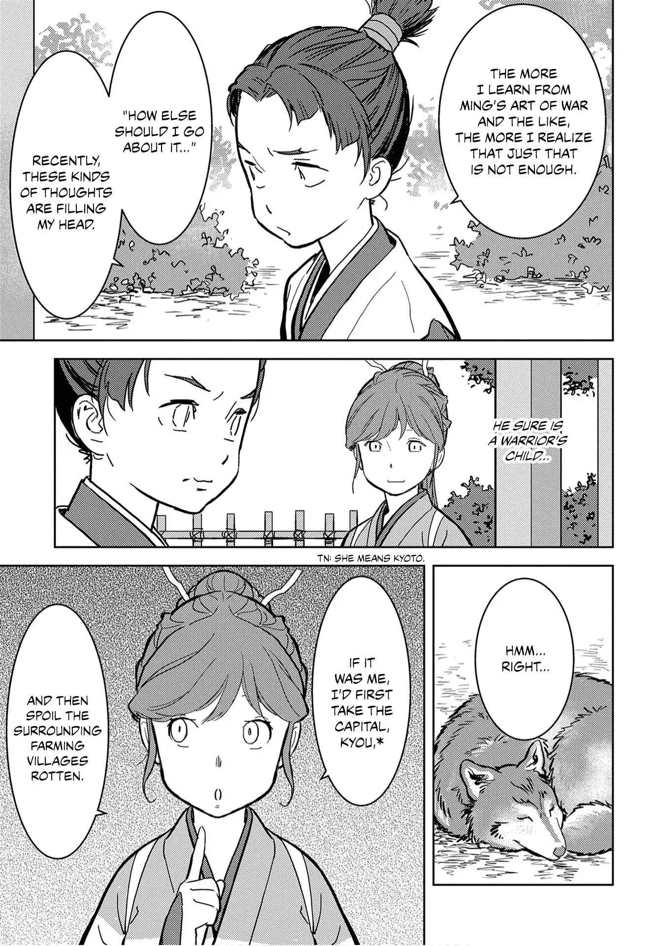 Sengoku Komachi Kuroutan Chapter 11.1 page 17 - 