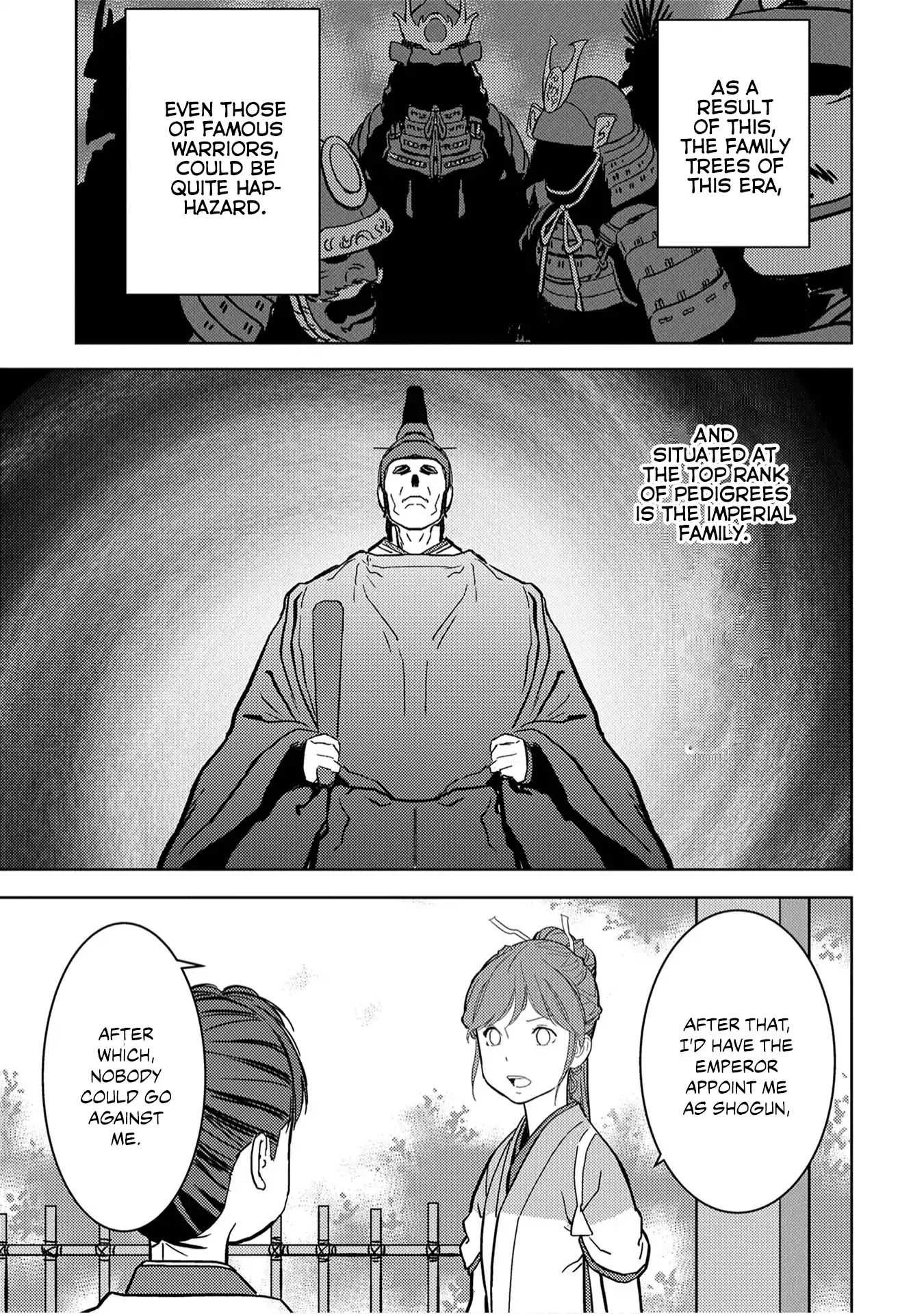 Sengoku Komachi Kuroutan Chapter 11.1 page 19 - 