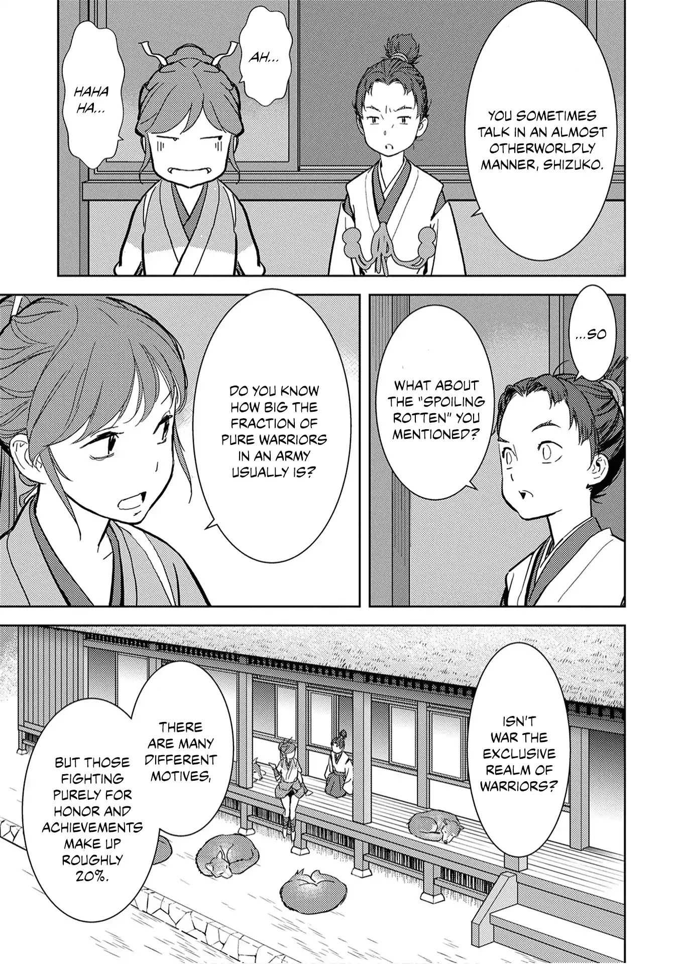 Sengoku Komachi Kuroutan Chapter 11.1 page 21 - 