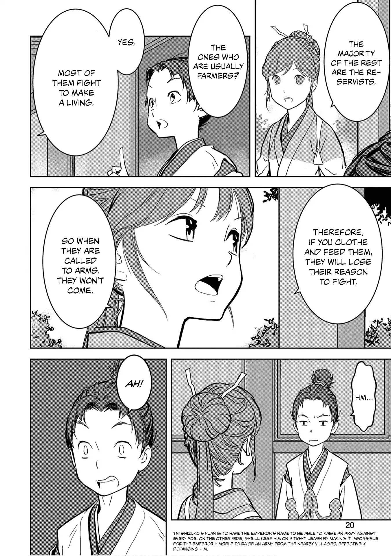 Sengoku Komachi Kuroutan Chapter 11.1 page 22 - 