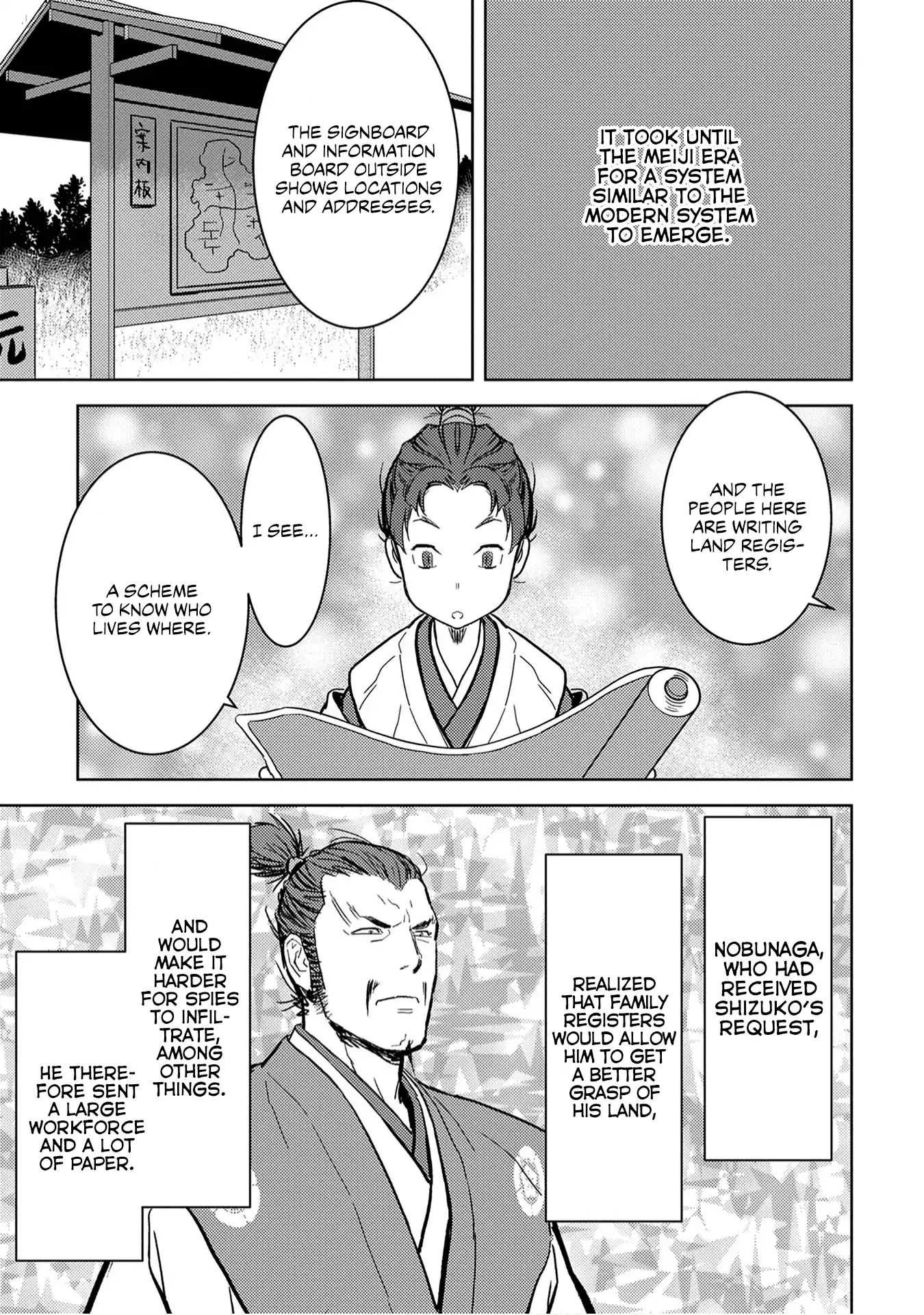Sengoku Komachi Kuroutan Chapter 11.1 page 34 - 