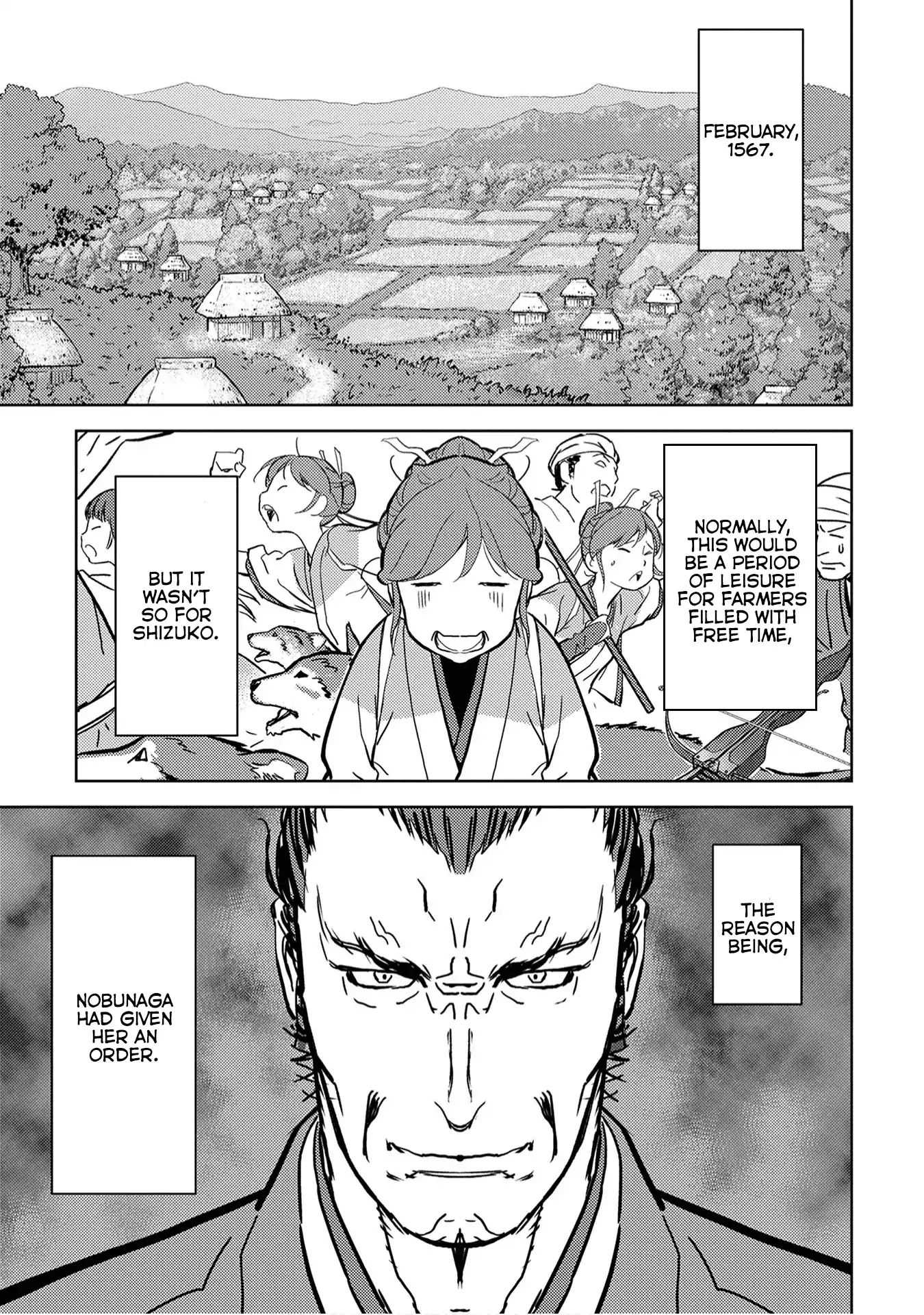 Sengoku Komachi Kuroutan Chapter 11.1 page 8 - 