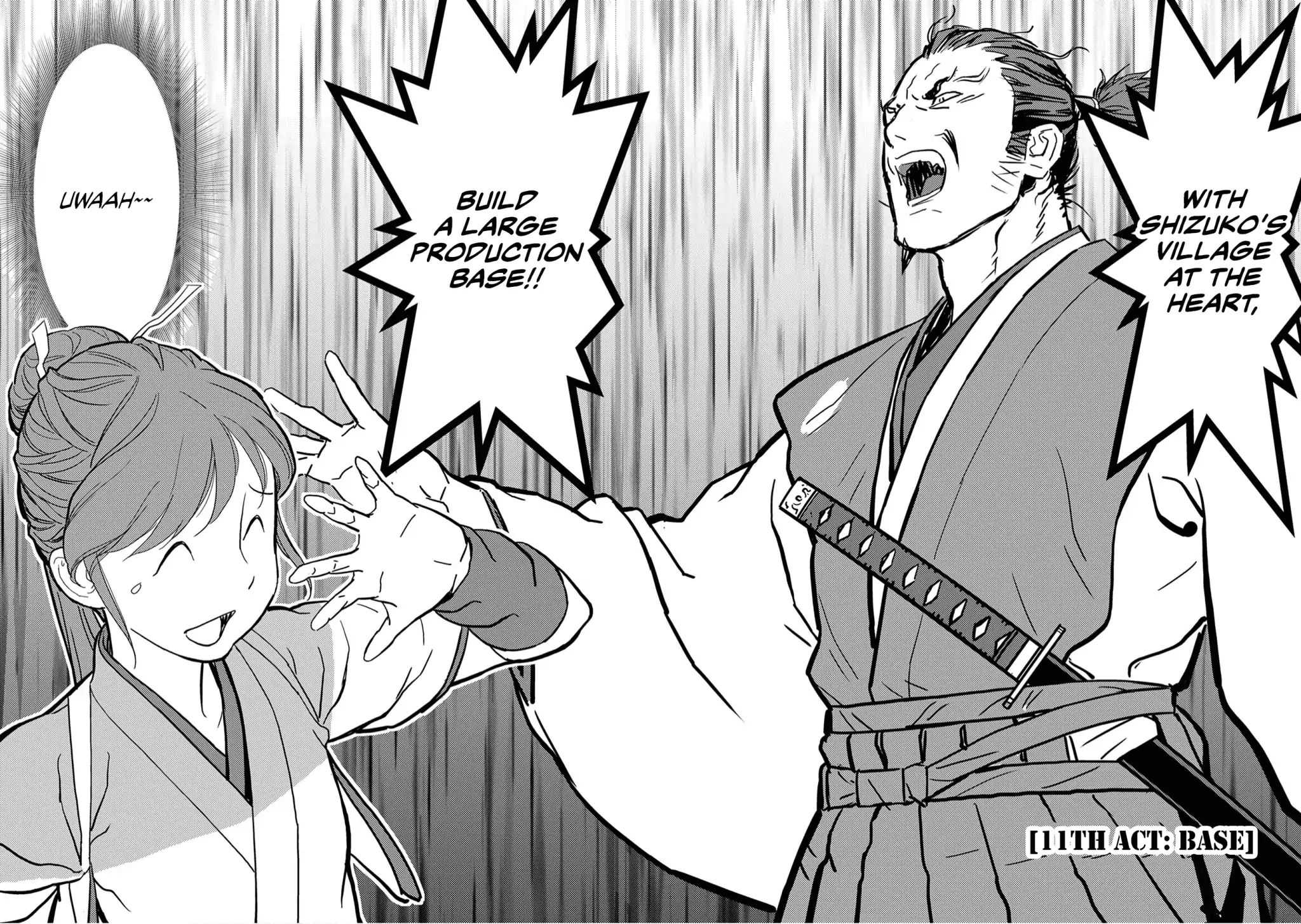 Sengoku Komachi Kuroutan Chapter 11.1 page 9 - 