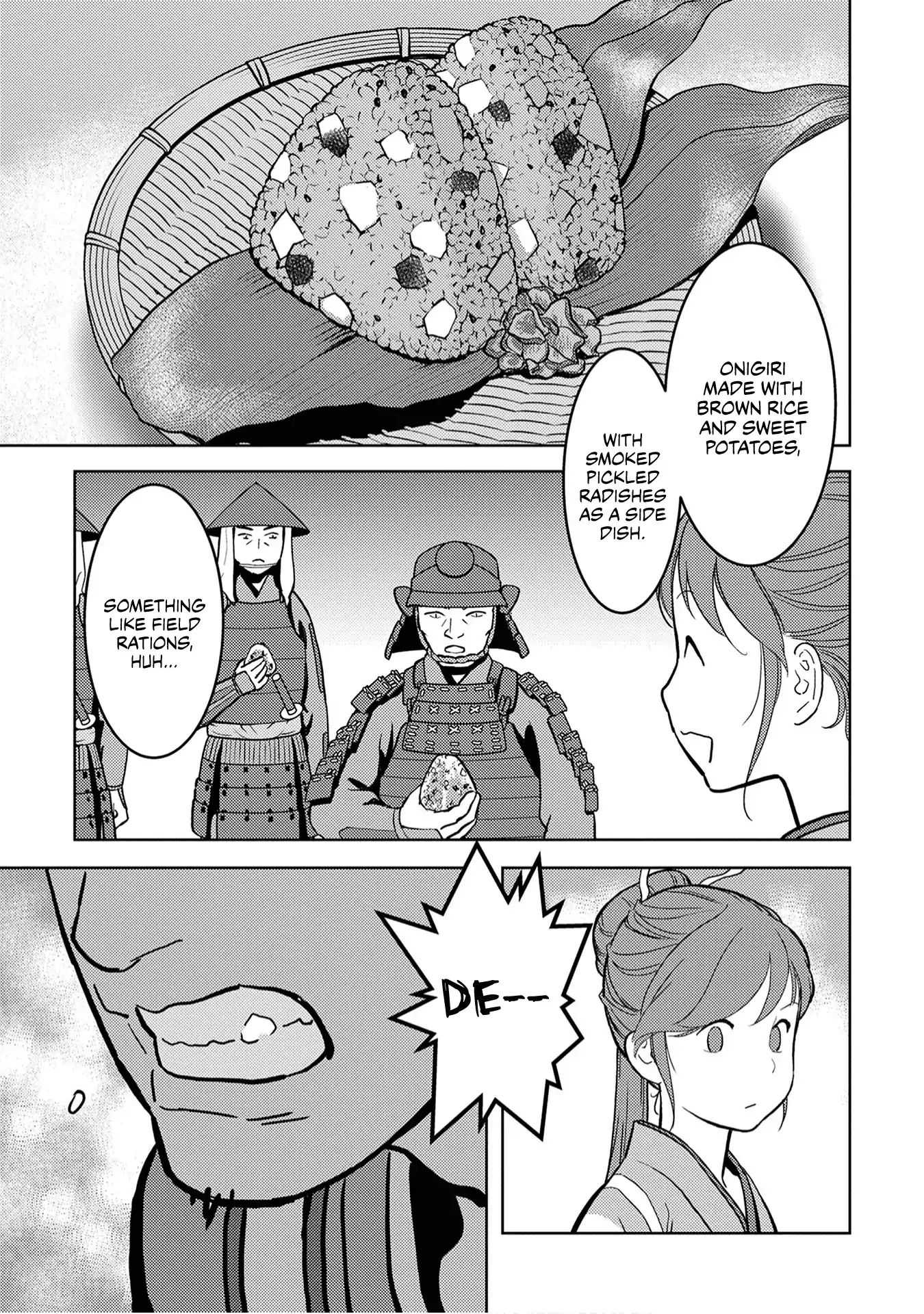 Sengoku Komachi Kuroutan Chapter 13.1 page 14 - 