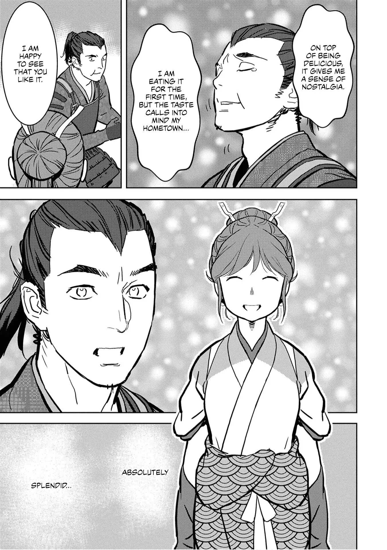Sengoku Komachi Kuroutan Chapter 13.1 page 16 - 