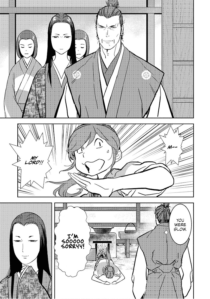 Sengoku Komachi Kuroutan Chapter 15 page 18 - 