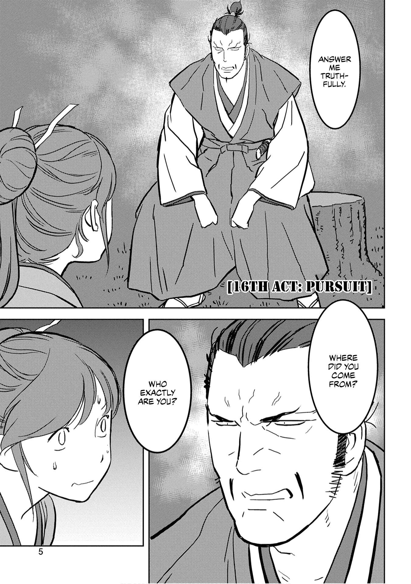 Sengoku Komachi Kuroutan Chapter 16.1 page 8 - 