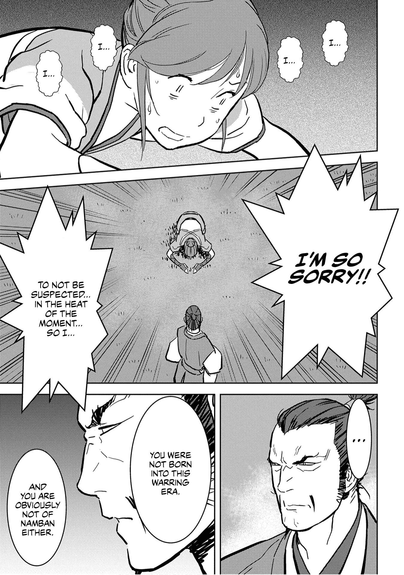Sengoku Komachi Kuroutan Chapter 16.1 page 10 - 