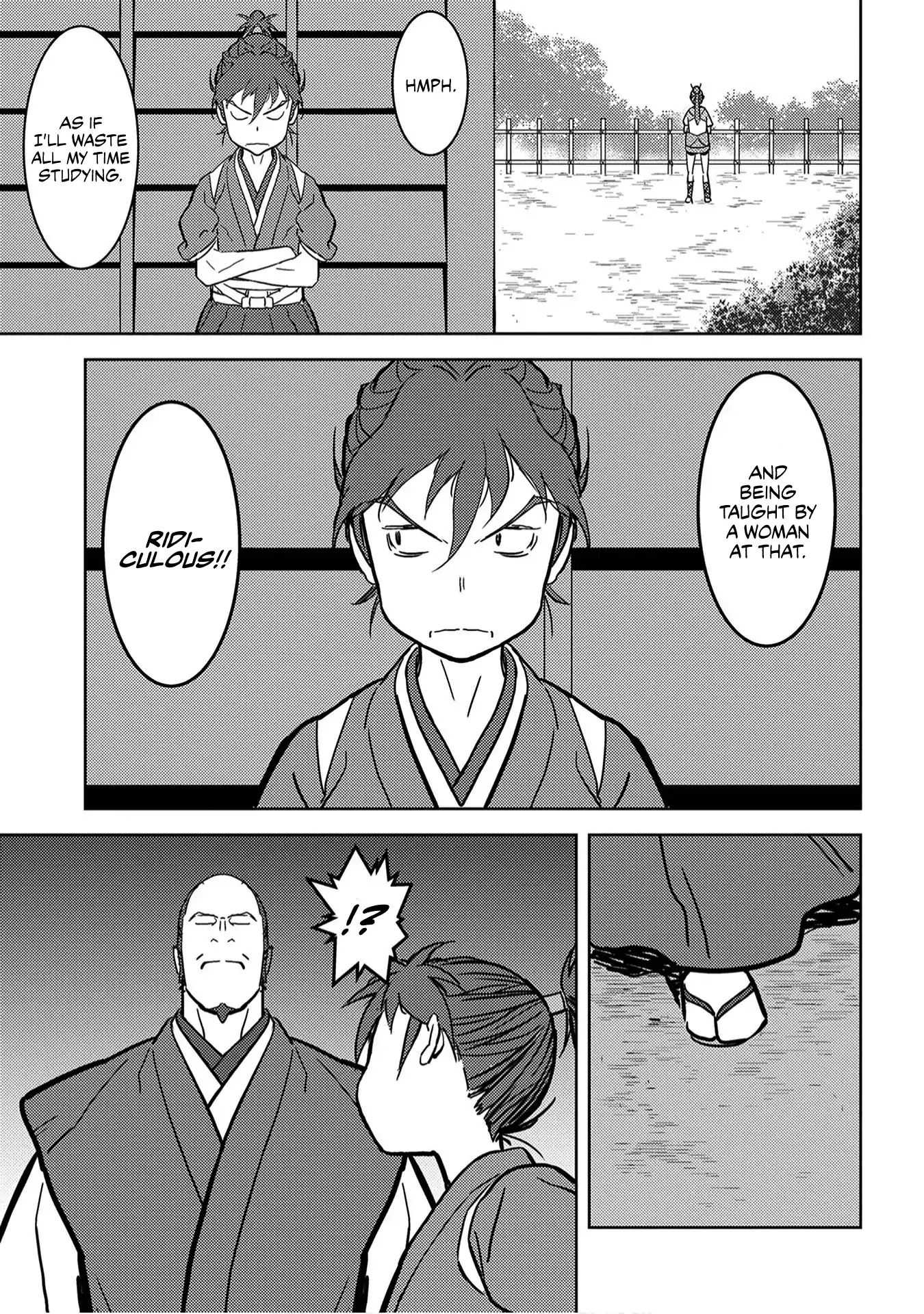 Sengoku Komachi Kuroutan Chapter 18.1 page 4 - 