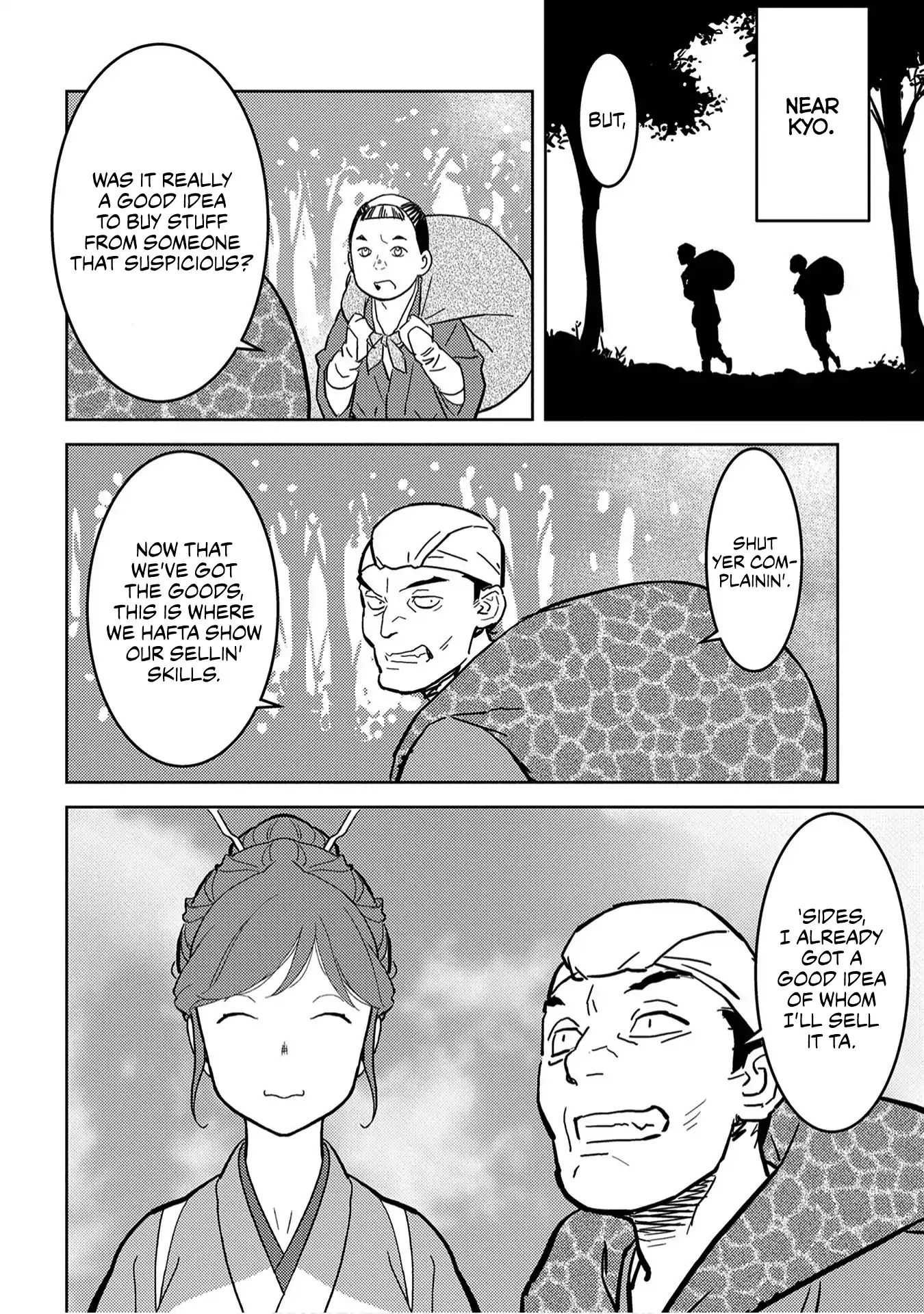 Sengoku Komachi Kuroutan Chapter 19.1 page 35 - 
