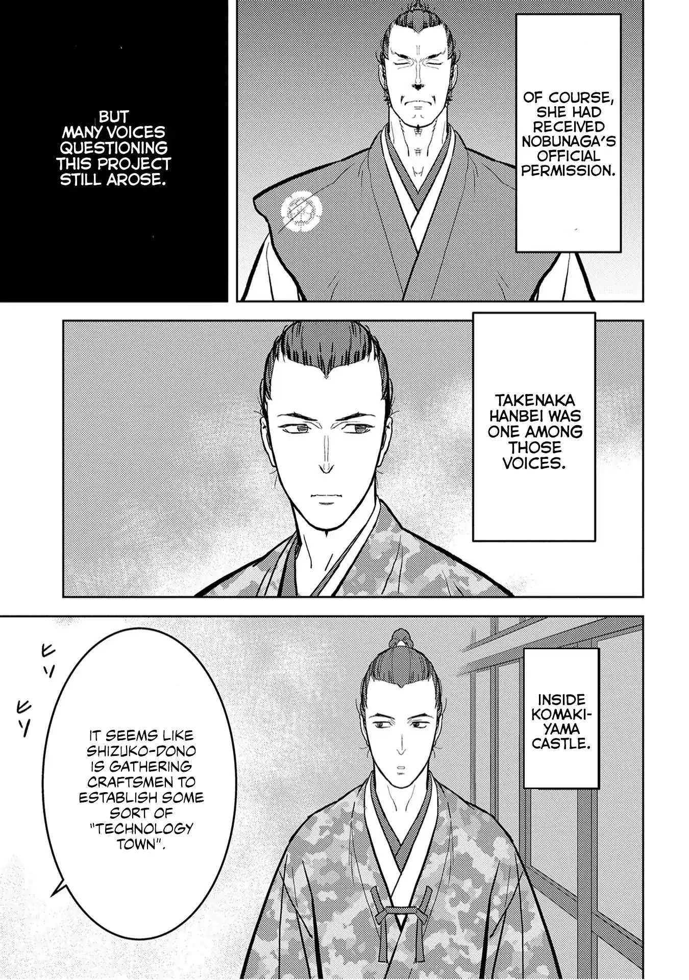 Sengoku Komachi Kuroutan Chapter 19.1 page 6 - 