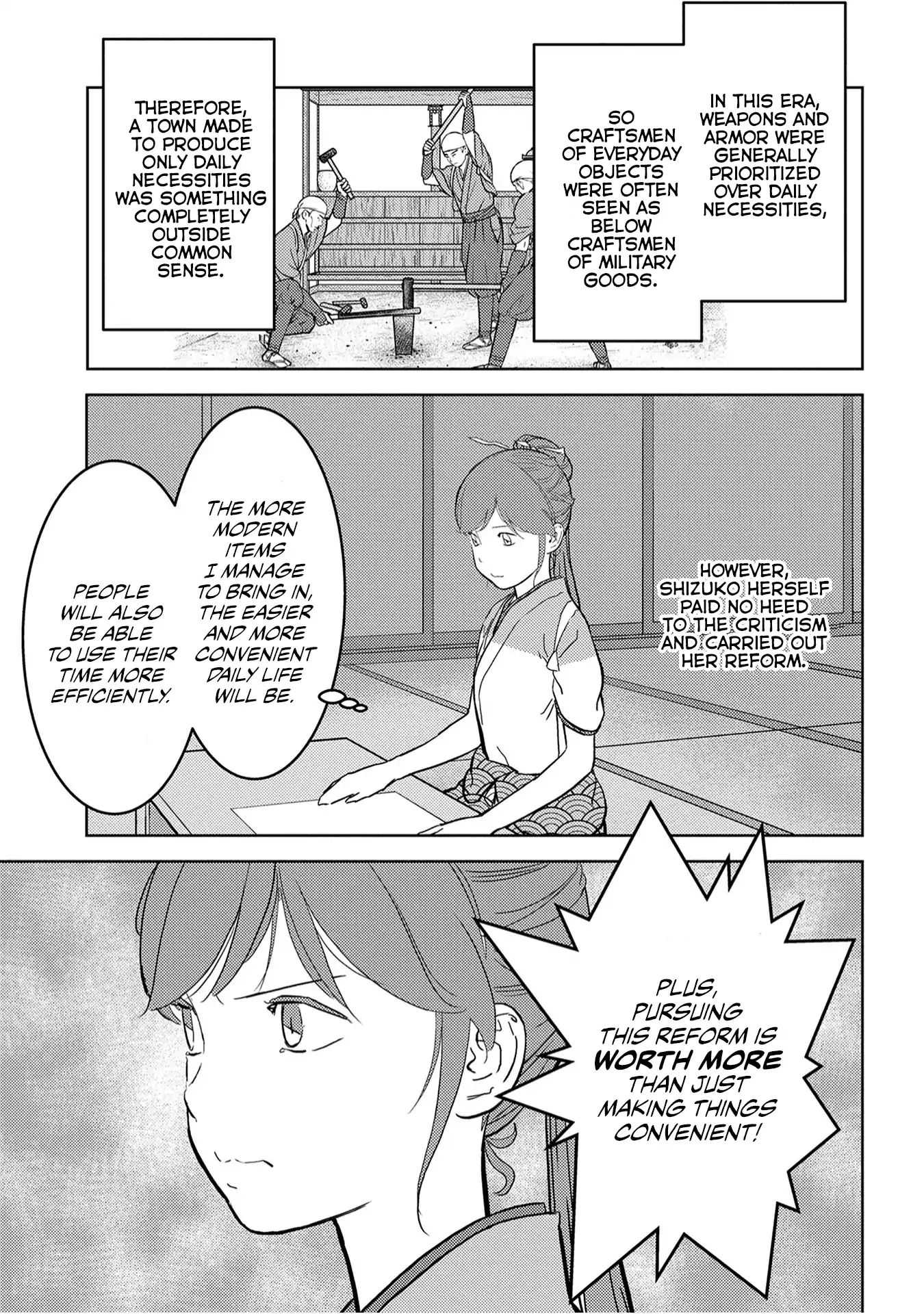 Sengoku Komachi Kuroutan Chapter 19.1 page 8 - 
