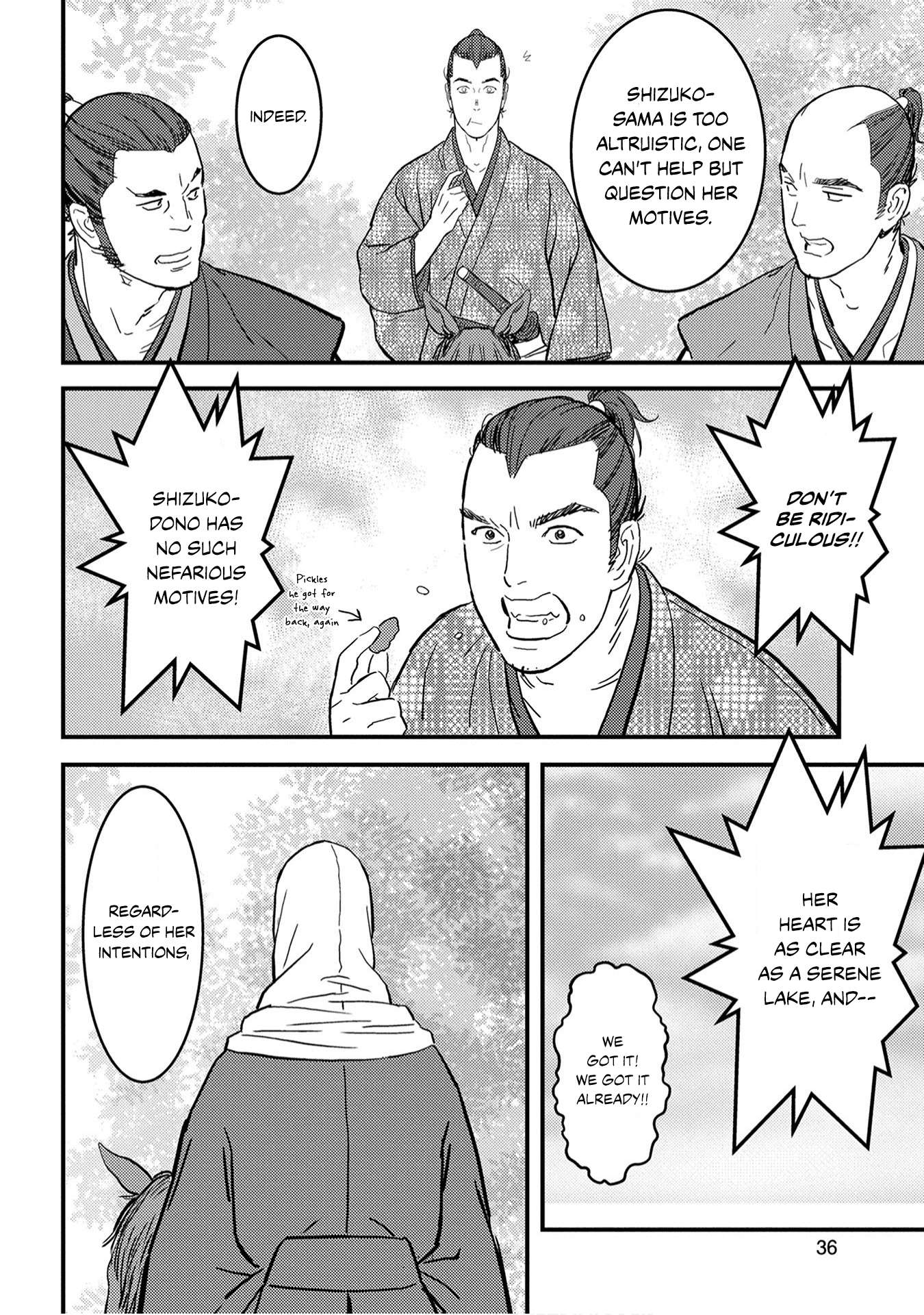 Sengoku Komachi Kuroutan Chapter 21.1 page 38 - 