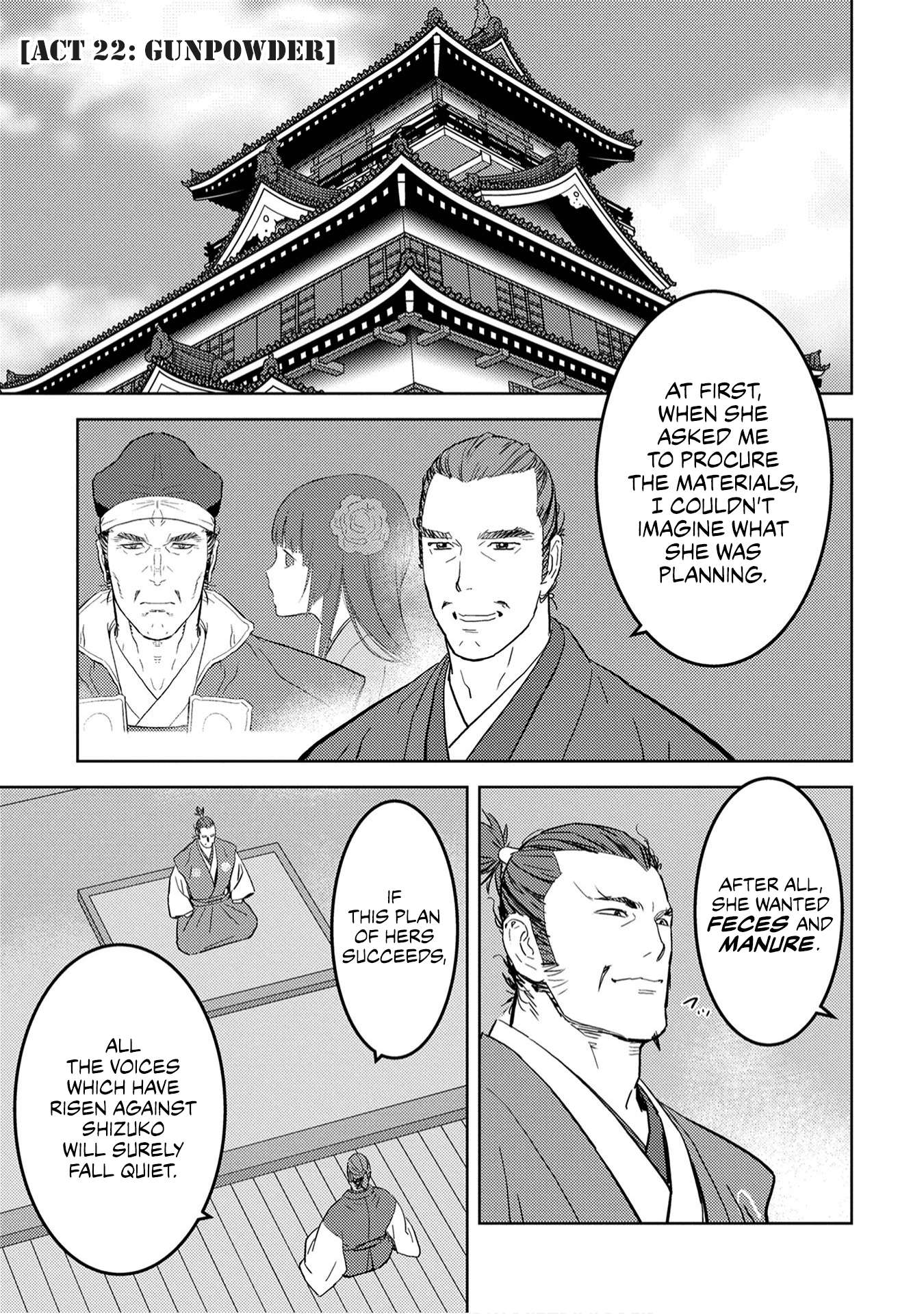 Sengoku Komachi Kuroutan Chapter 22.1 page 2 - 