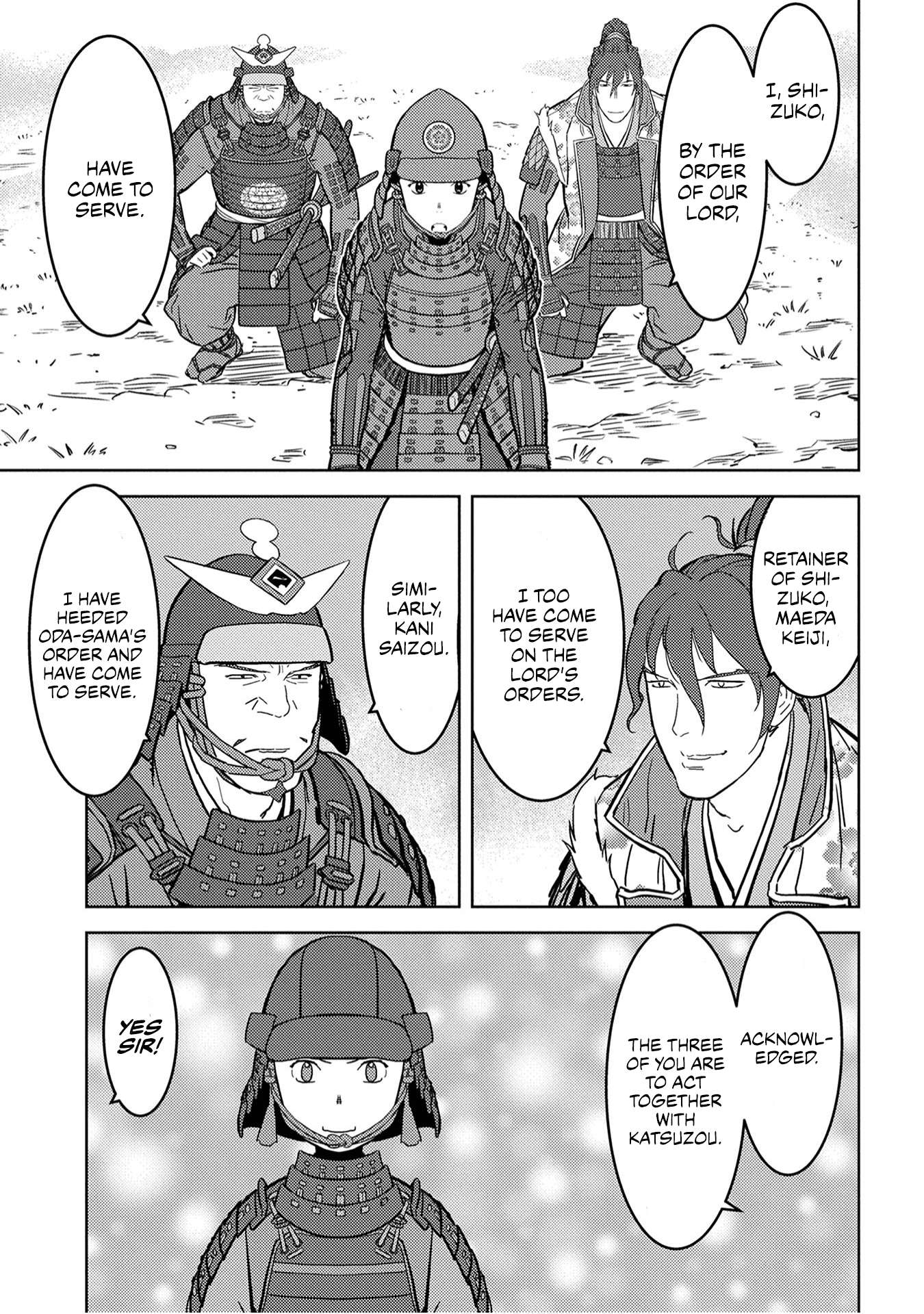 Sengoku Komachi Kuroutan Chapter 23.1 page 18 - 