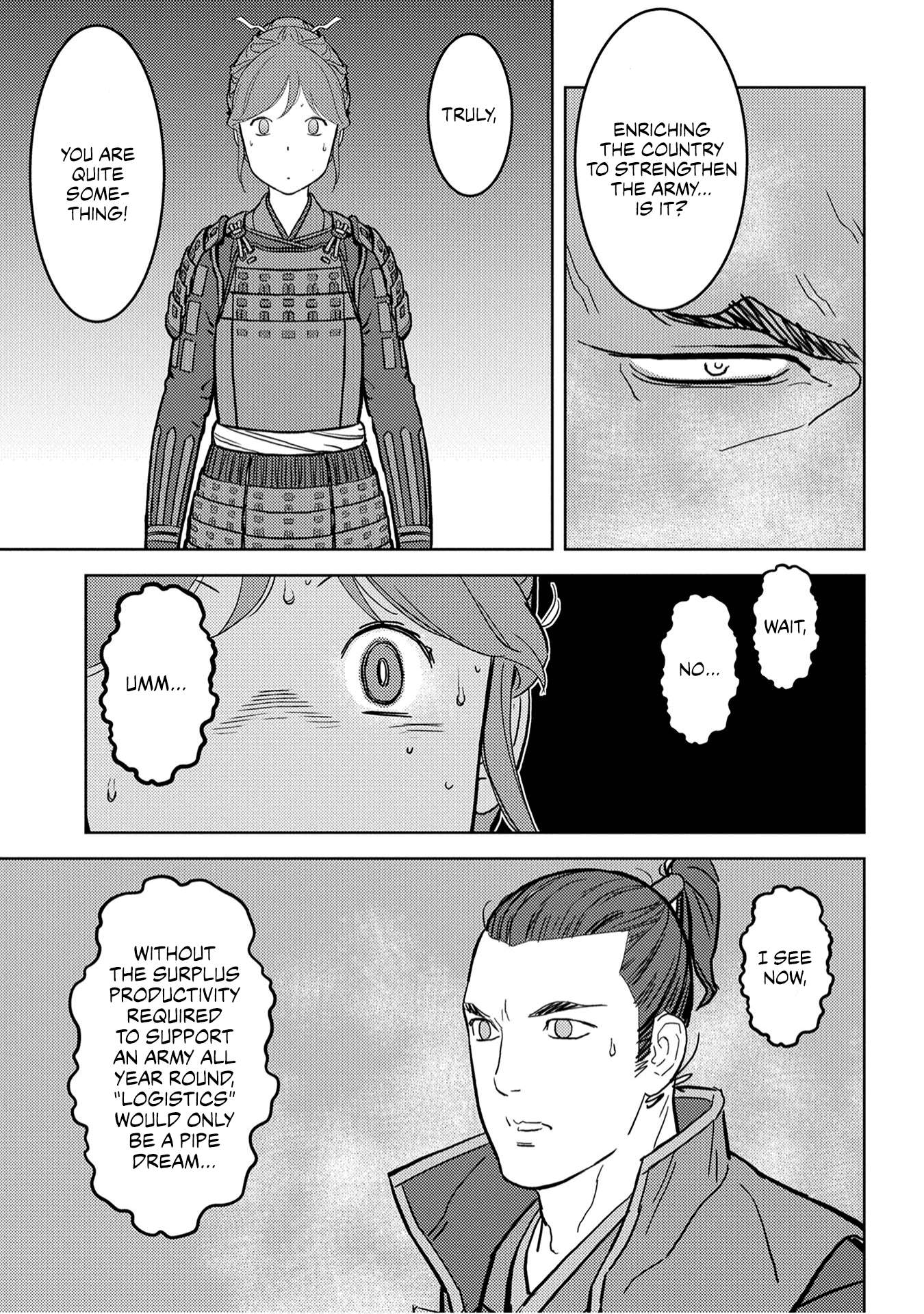 Sengoku Komachi Kuroutan Chapter 23.1 page 33 - 