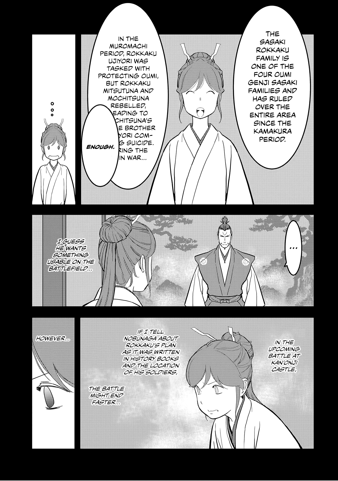 Sengoku Komachi Kuroutan Chapter 24.1 page 4 - 