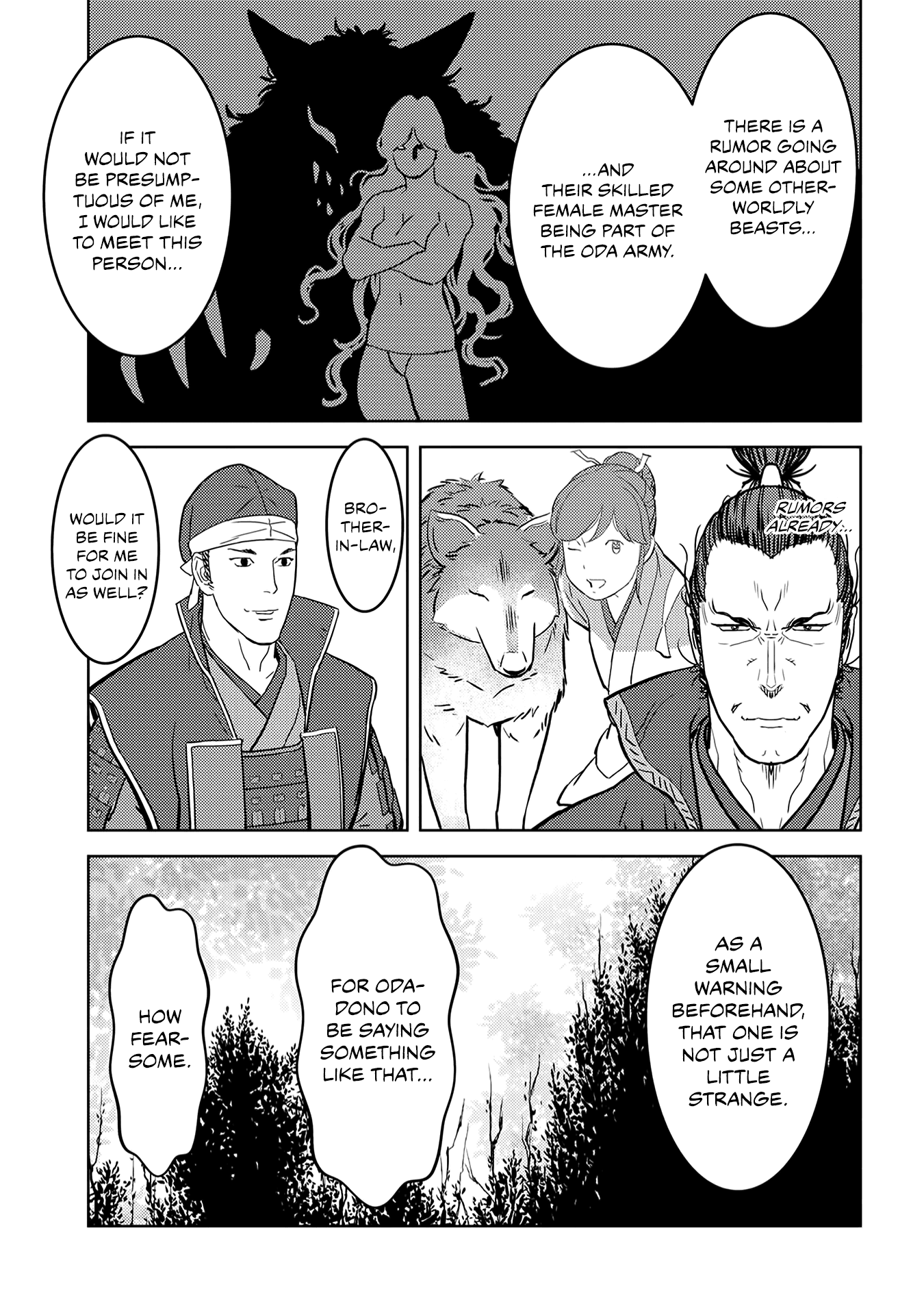 Sengoku Komachi Kuroutan Chapter 24.1 page 10 - 