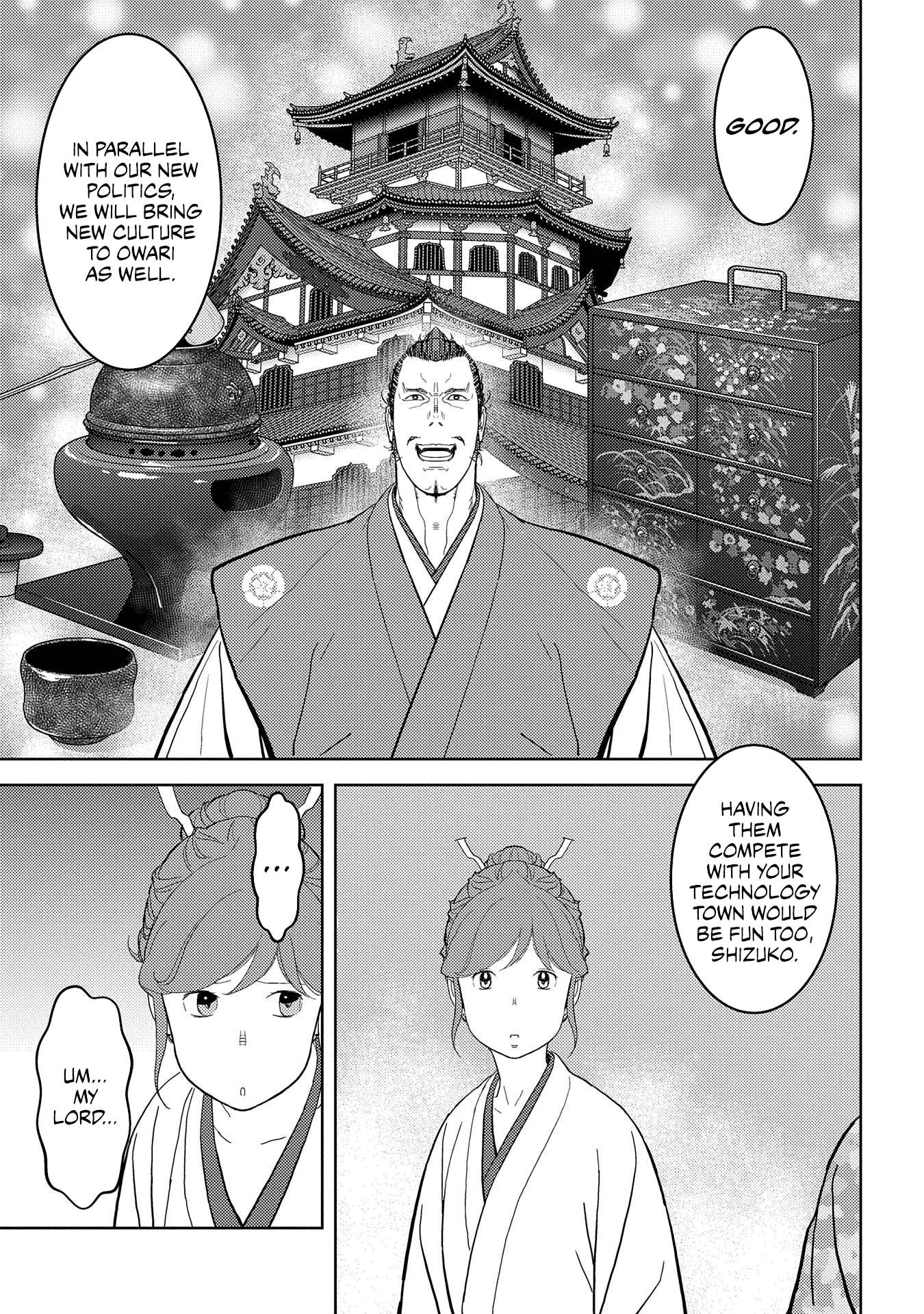 Sengoku Komachi Kuroutan Chapter 27.1 page 14 - 